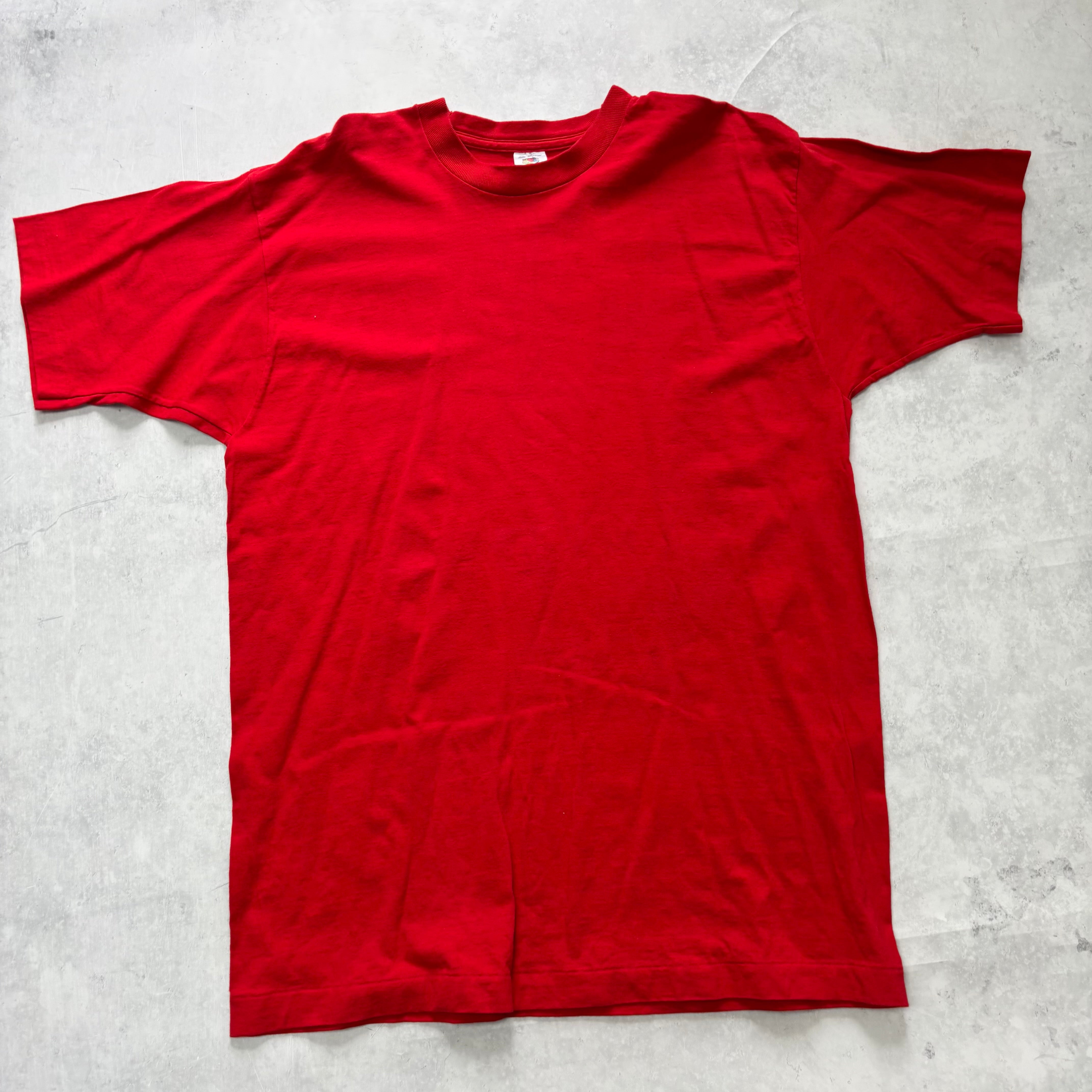 Vintage T Shirt Mens XL Red Single Stitch Graphic Print 90s USA Reunion (E)