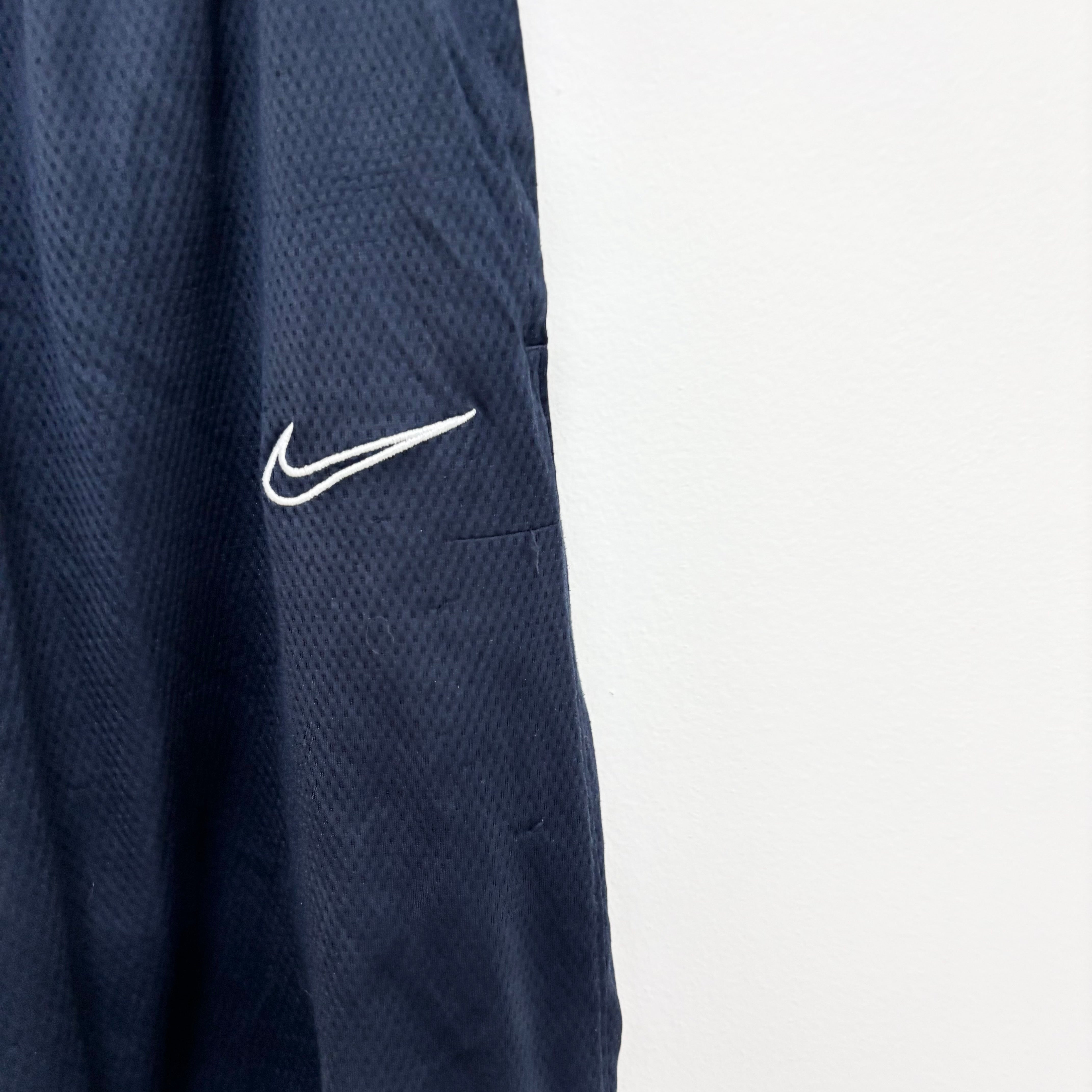 Nike Shorts Mens XL Navy Blue Dri Fit Running Sports Gym Athletic Pockets (F)