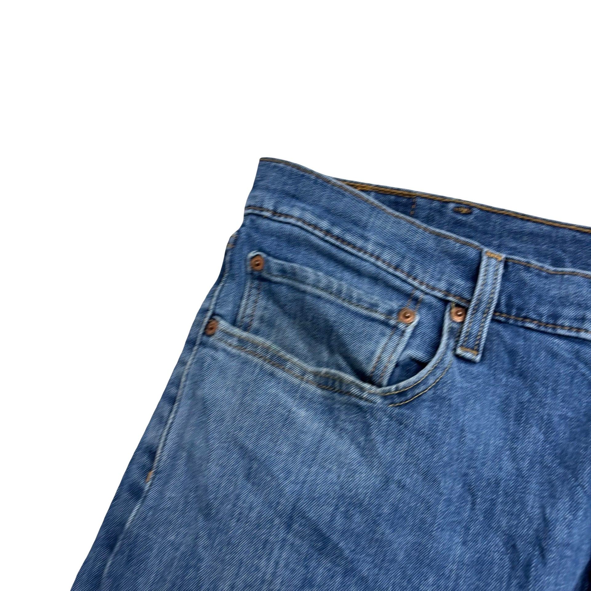 Levis 512 Jeans W38 L33 Mens Mid Blue Slim Tapered Fit Stretch Denim