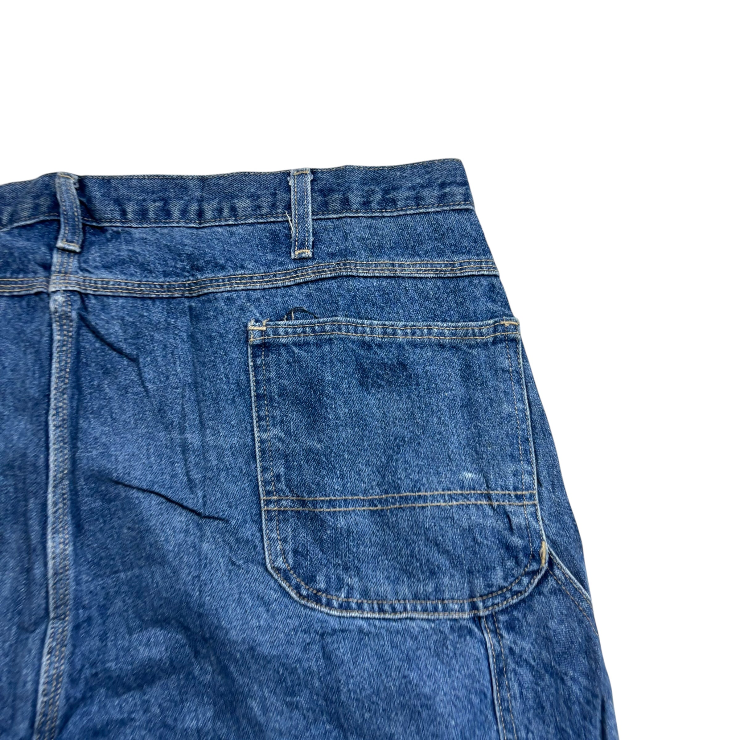 Dickies Carpenter Jeans W42 L32 Mens Mid Blue Relaxed Straight Fit Pants