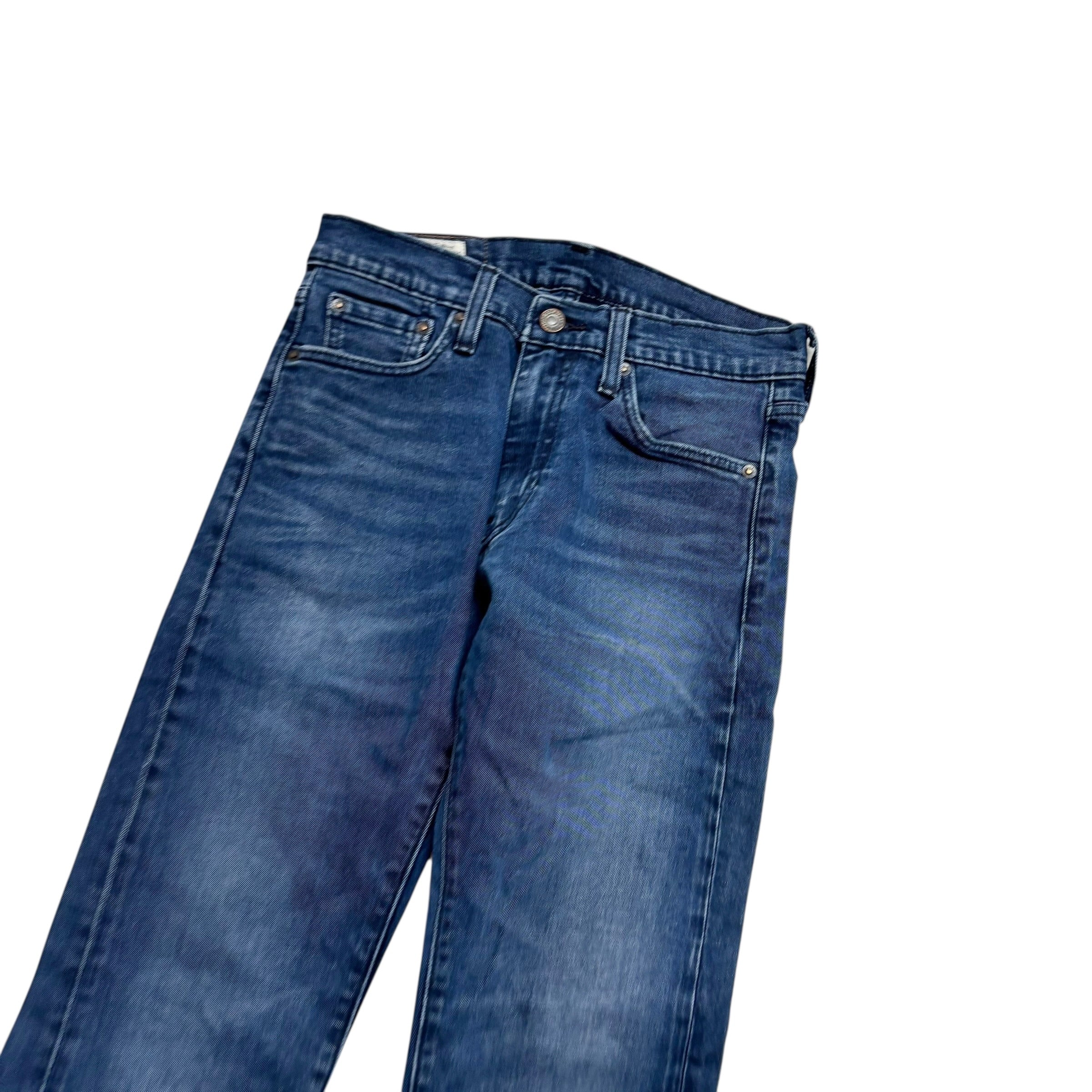 Levis 513 Jeans W28 L31 Mens Navy Blue Slim Straight Stretch Premium Denim (E)