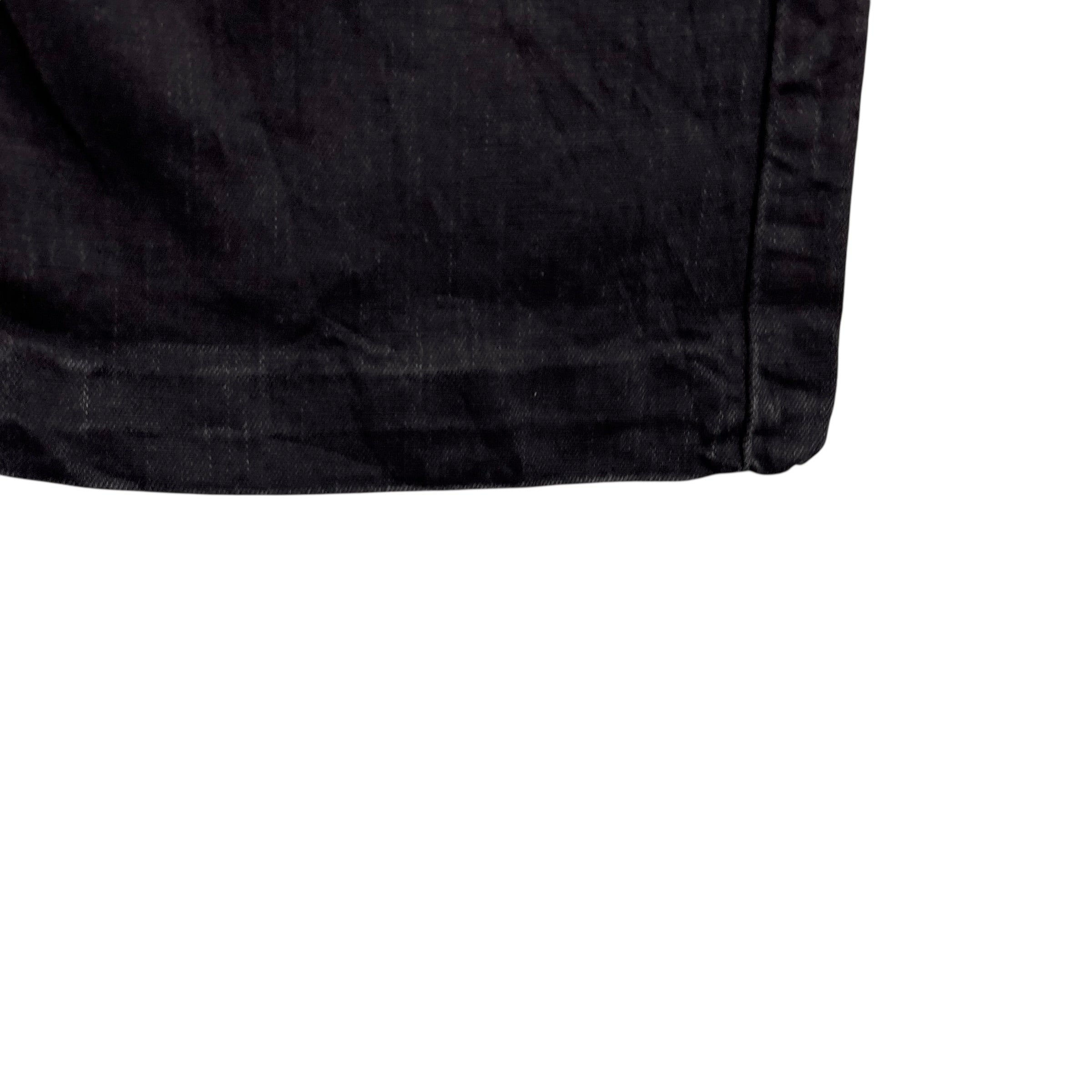 Levis 569 Jeans W38 L26 Mens Black Baggy Relaxed Straight Fit Stretch Denim (E)