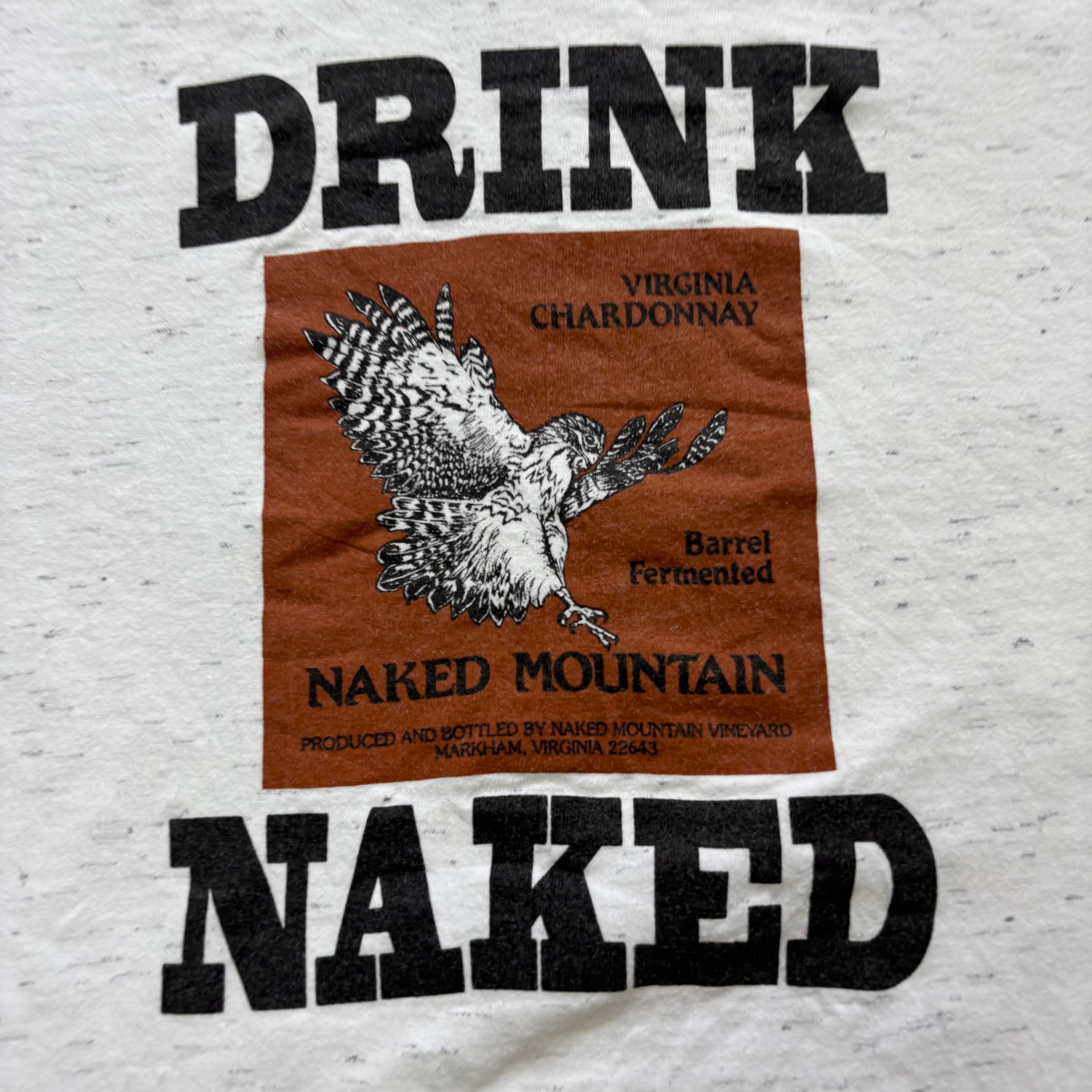 Vintage T Shirt Mens Large White Single Stitch Graphic Print 90s Funny (E)