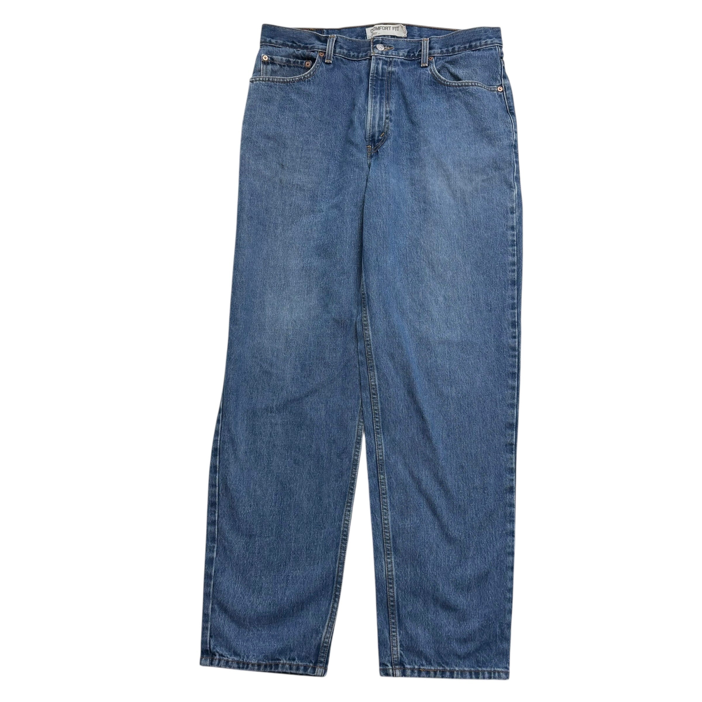 Levis 560 Jeans W36 L34 Mens Mid Blue Baggy Relaxed Comfort Vintage Denim