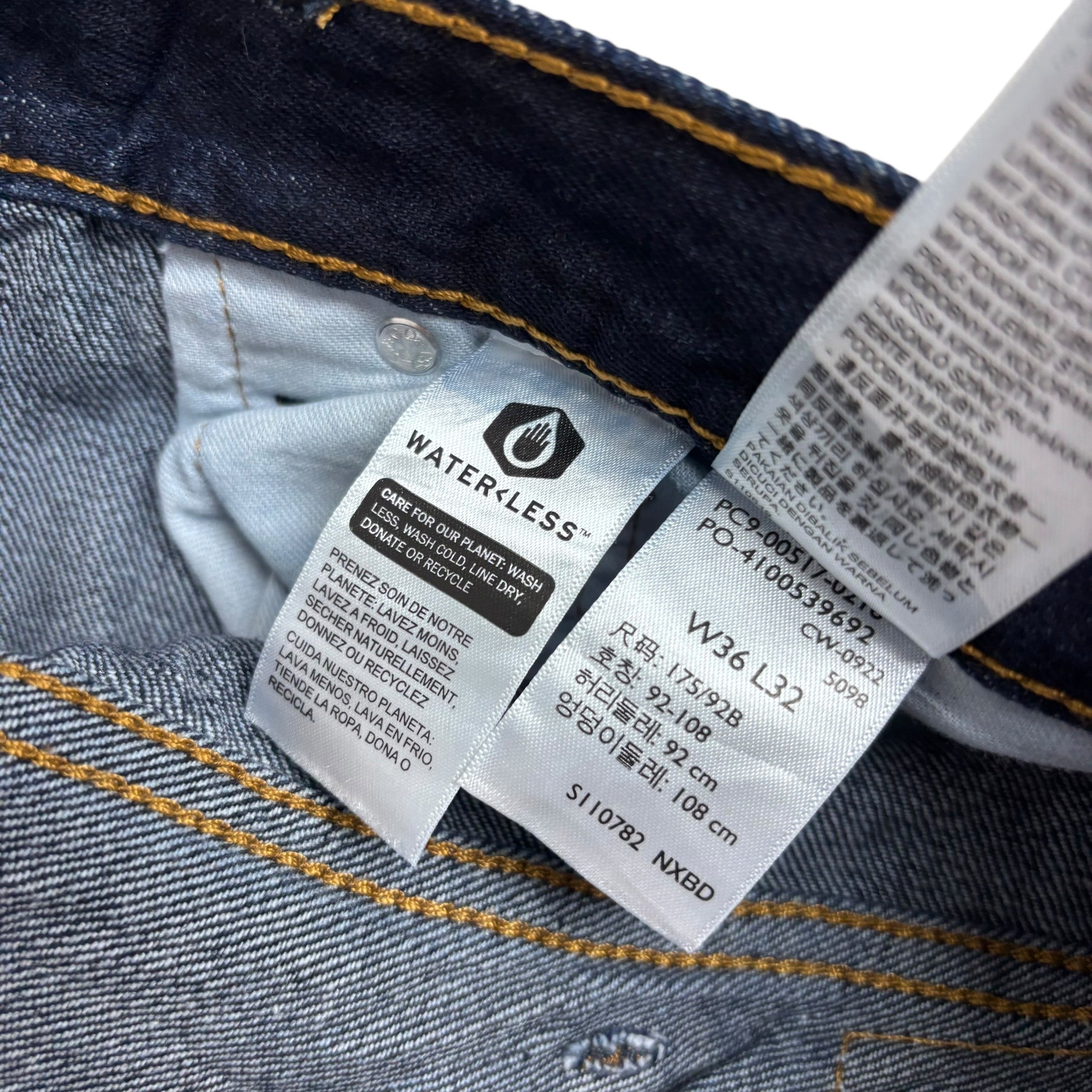 Levis 517 Jeans W36 L32 Mens Dark Blue Regular Bootcut Fit Denim (E)