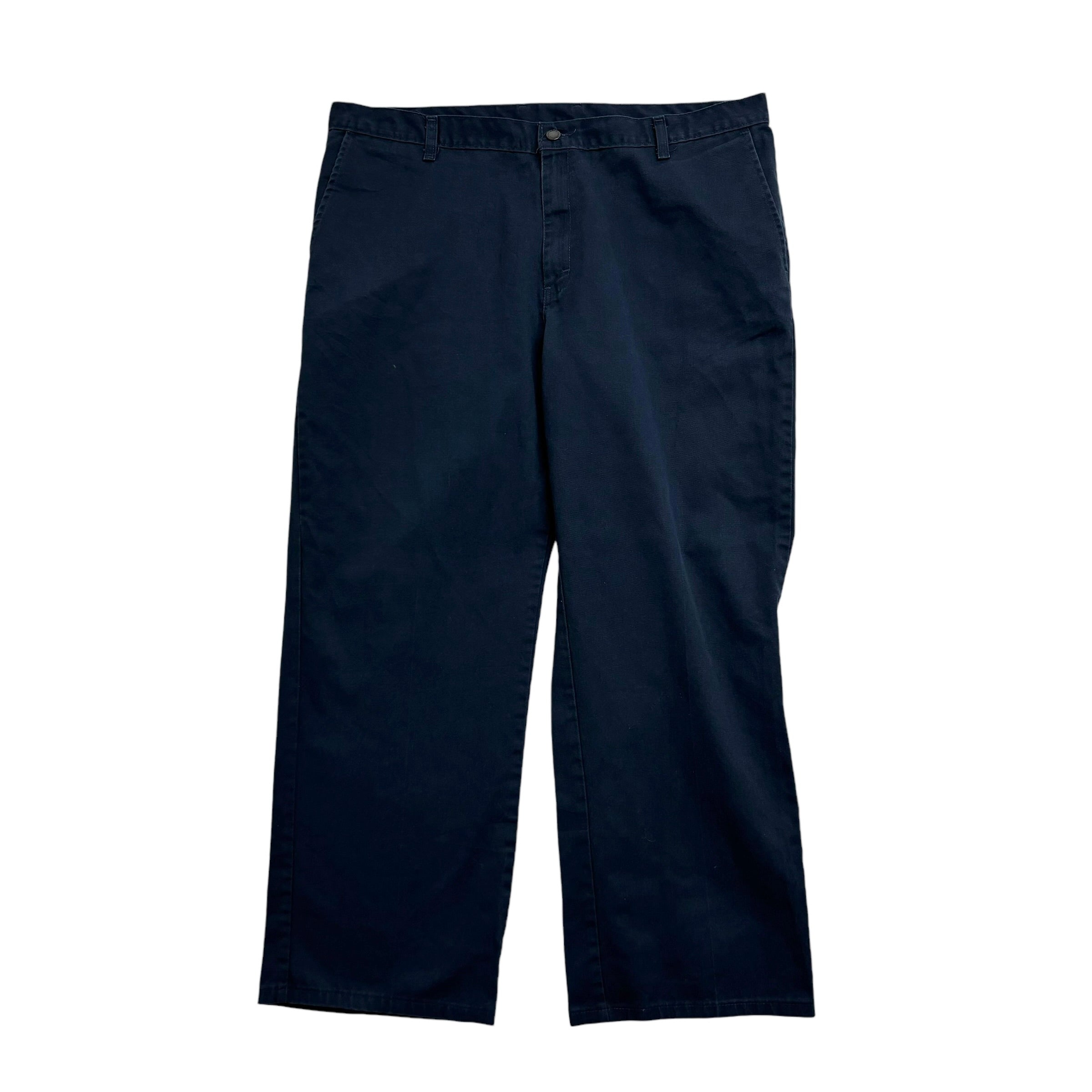 Dickies Trousers W40 L29 Mens Navy Blue Pants Relaxed Straight Fit Workwear