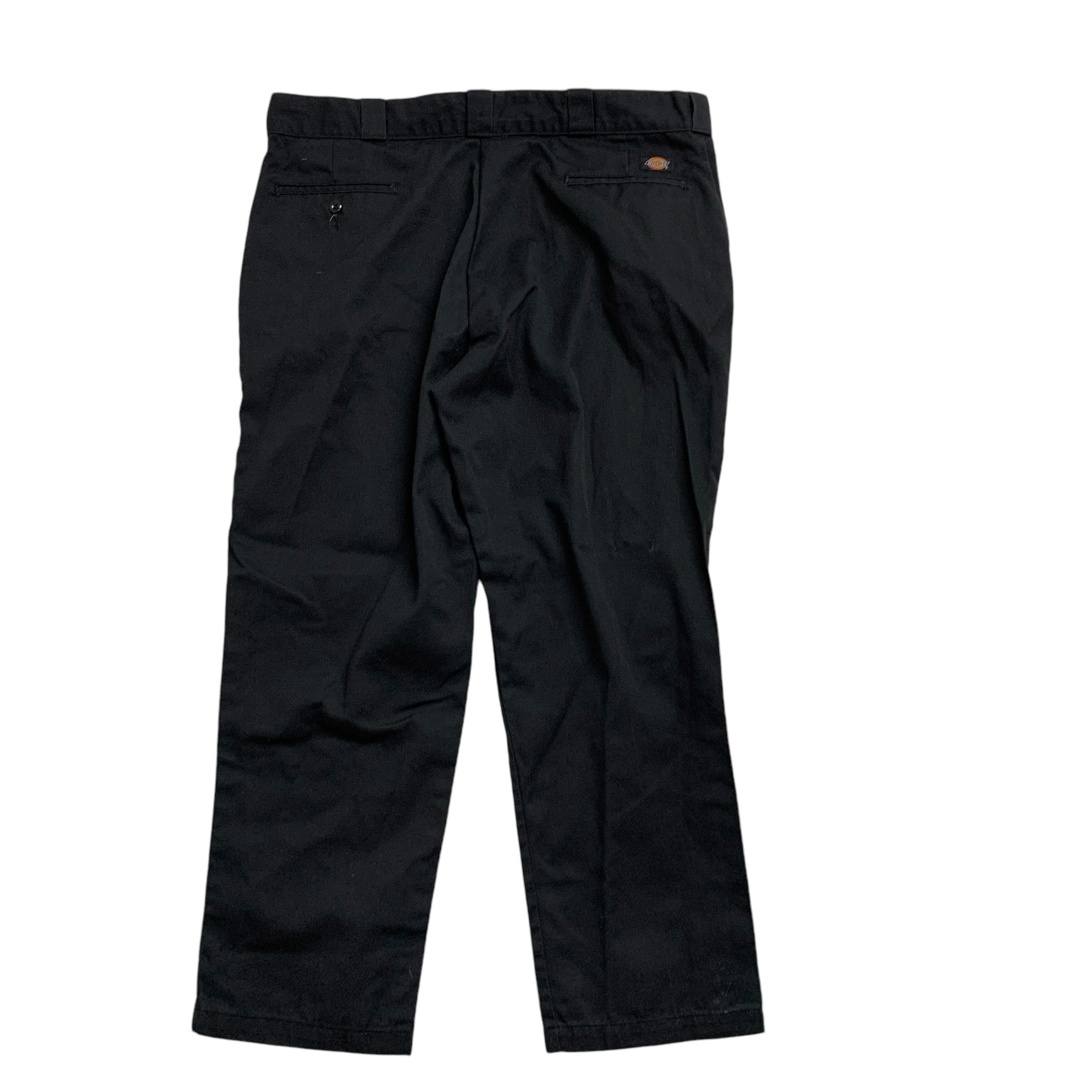 Dickies 874 Trousers W40 L30 Mens Black Pants Original Straight Fit Workwear