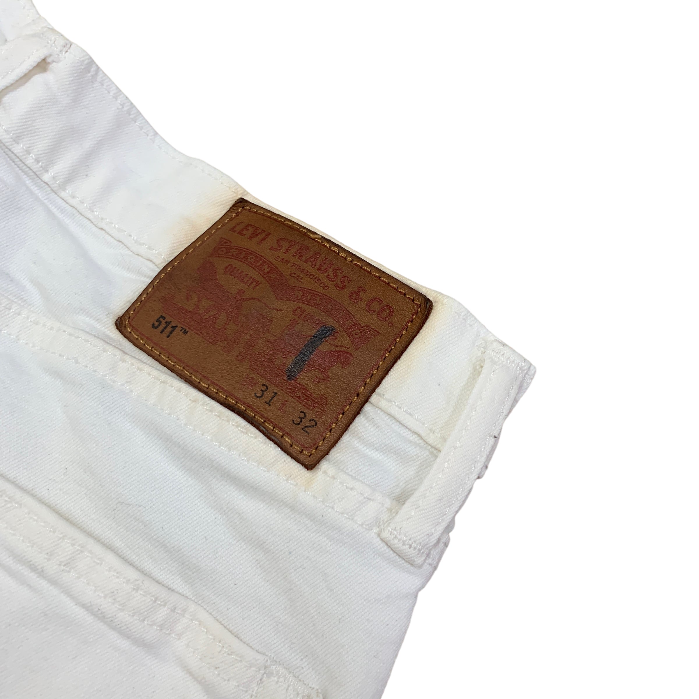 Levi's 511 White Jeans W31 L32