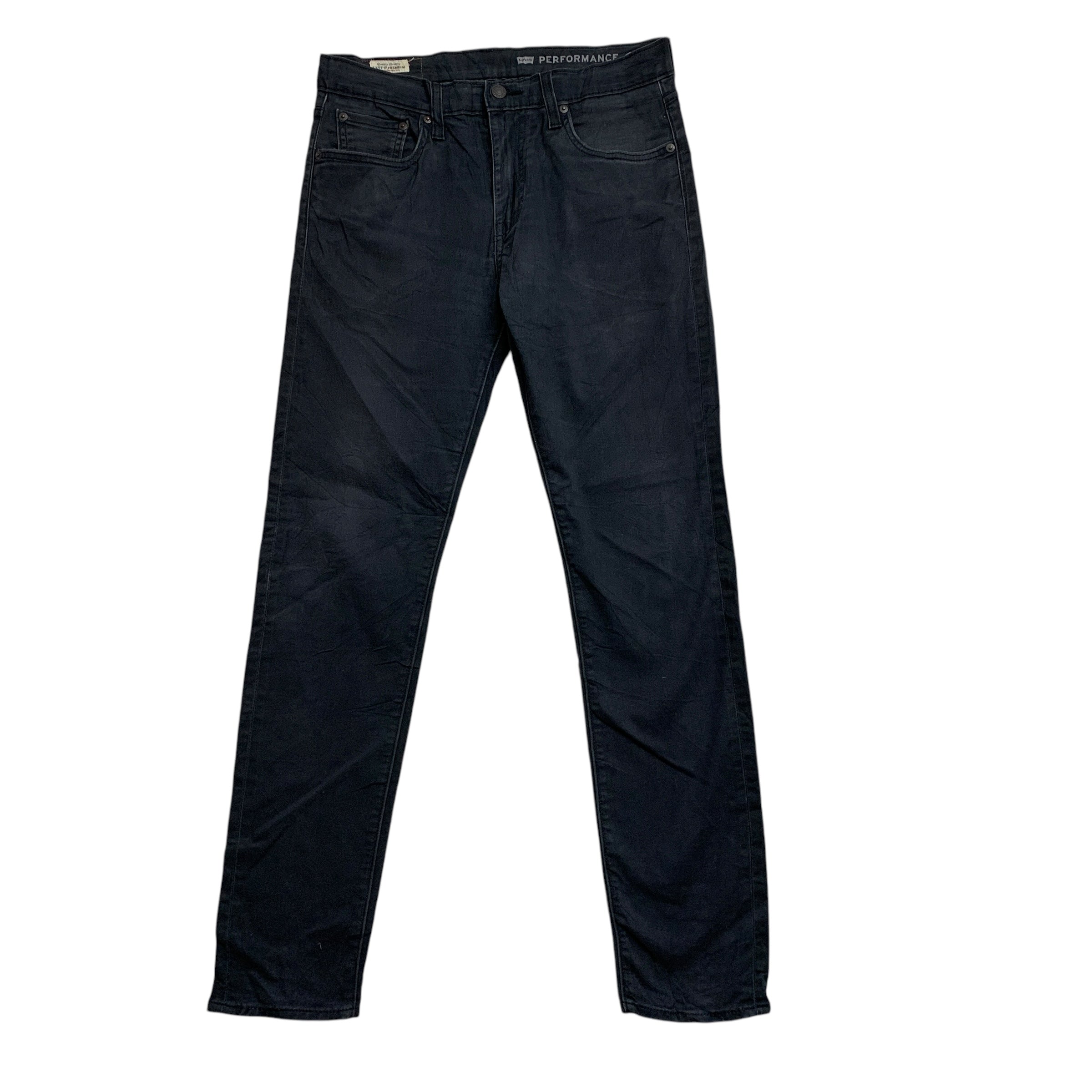 Levis 512 Trousers W30 L31 Mens Navy Blue Slim Tapered Fit Pants