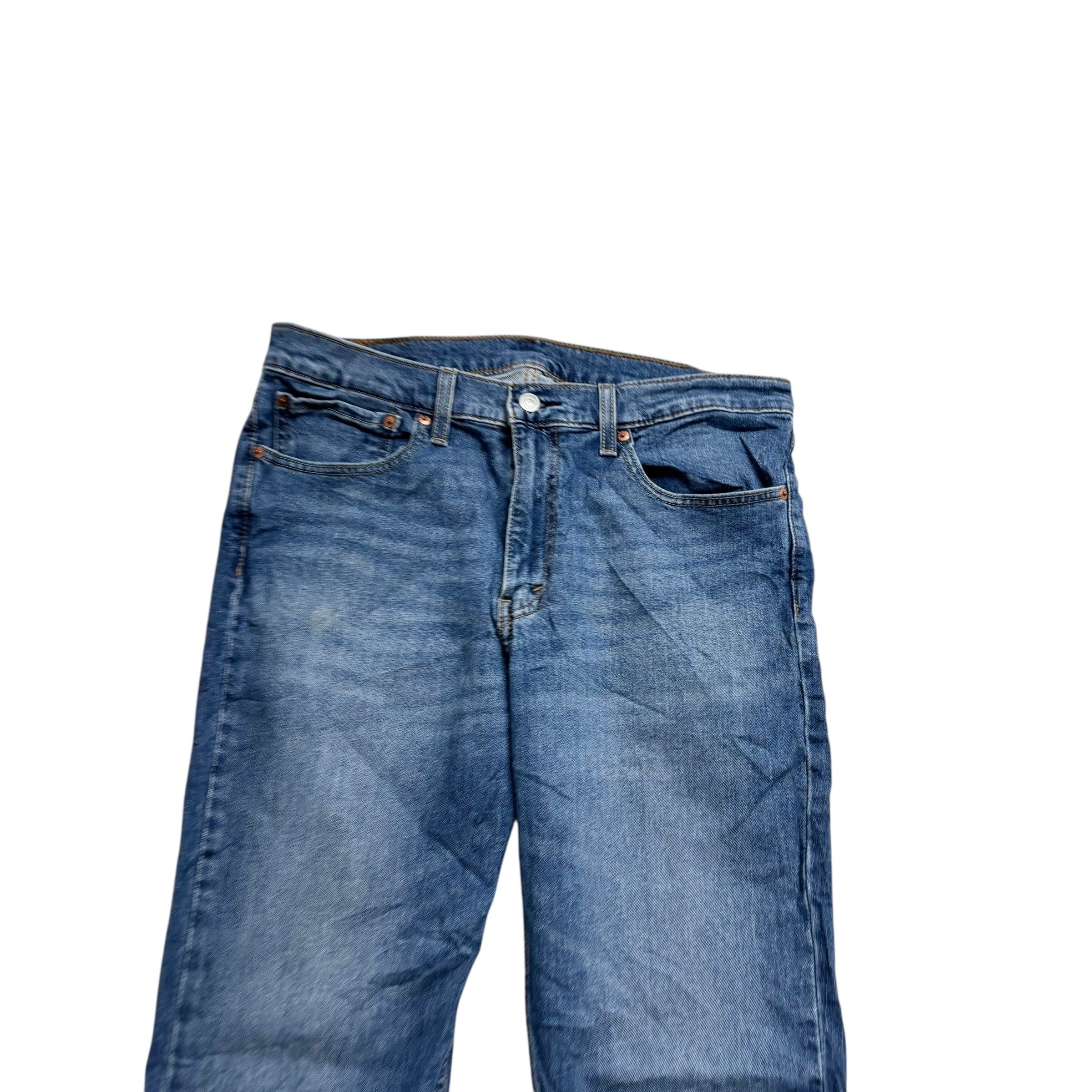 Levis 511 Jeans W34 L30 Mens Mid Blue Slim Fit Stretch Denim