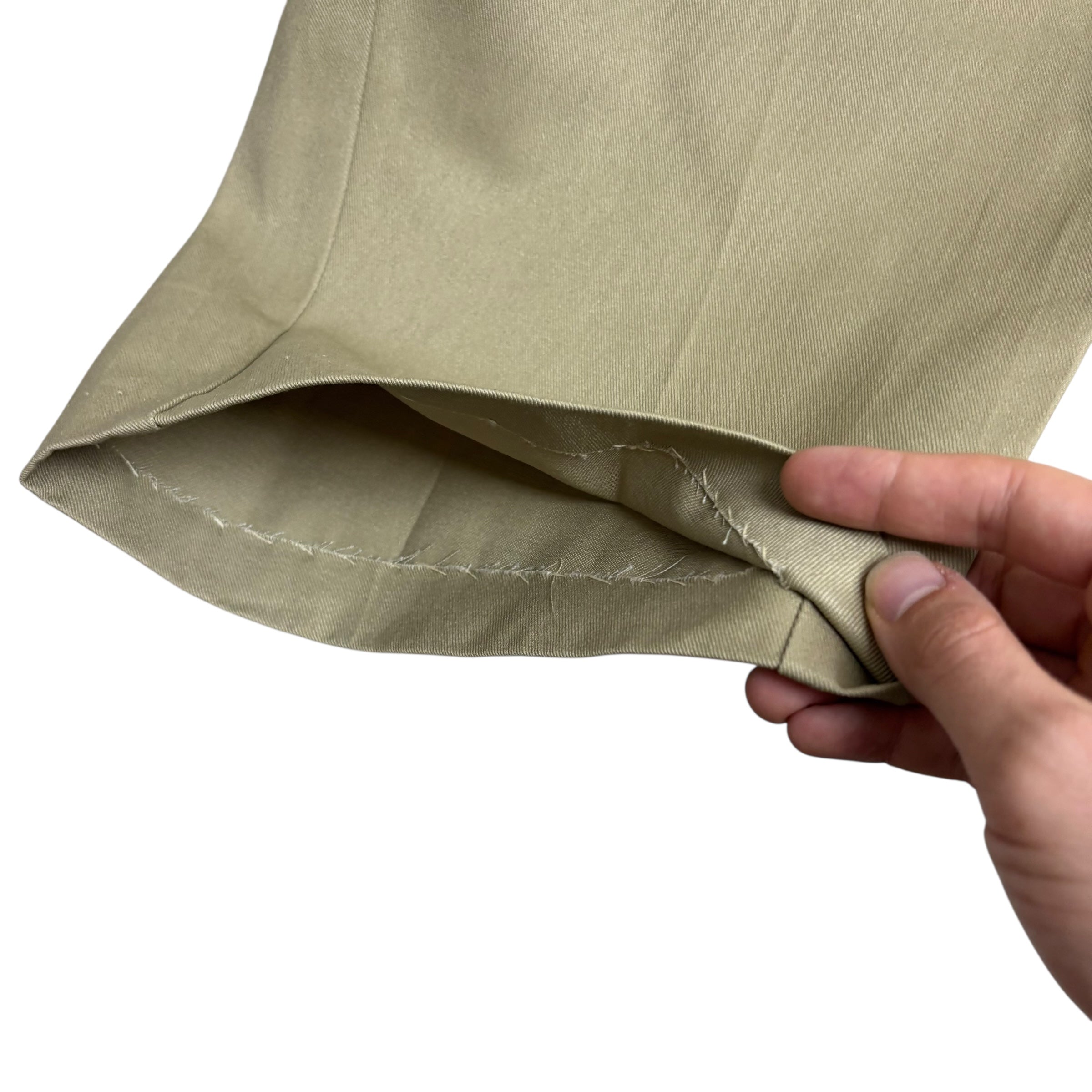 Dickies 874 Trousers W48 L25 Mens Beige Original Straight Fit Pants USA Made (E)