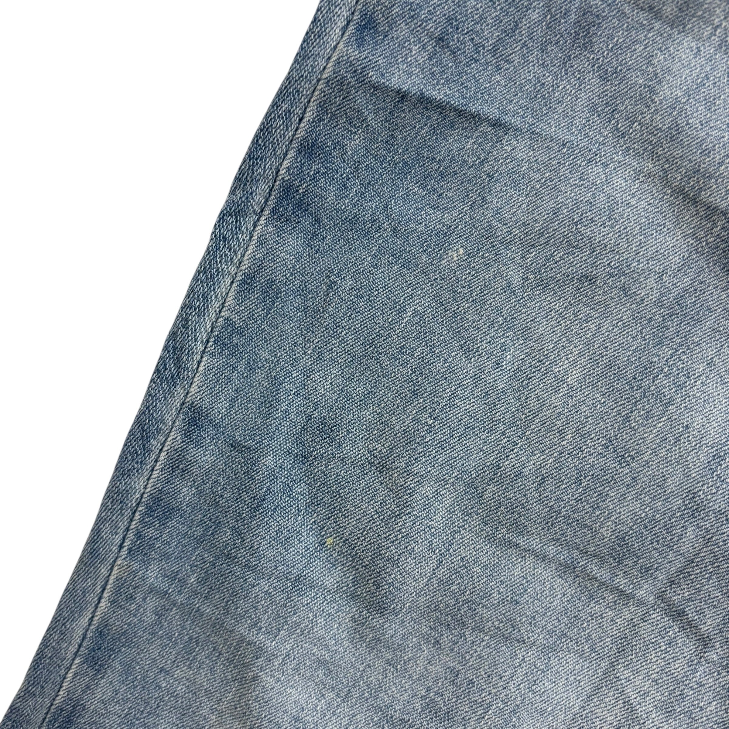 Levis 541 Jeans W50 L30 Mens Light Blue Athletic Tapered Fit Stretch Denim (E)