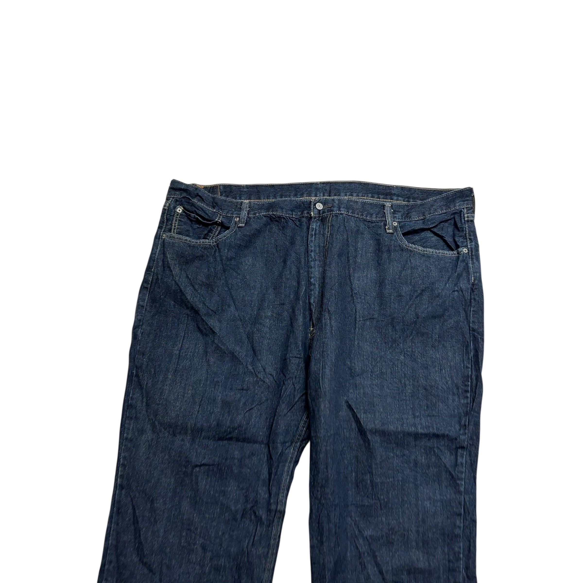 Levis 559 Jeans W52 L28 Mens Dark Blue Baggy Relaxed Straight Fit Denim (E)
