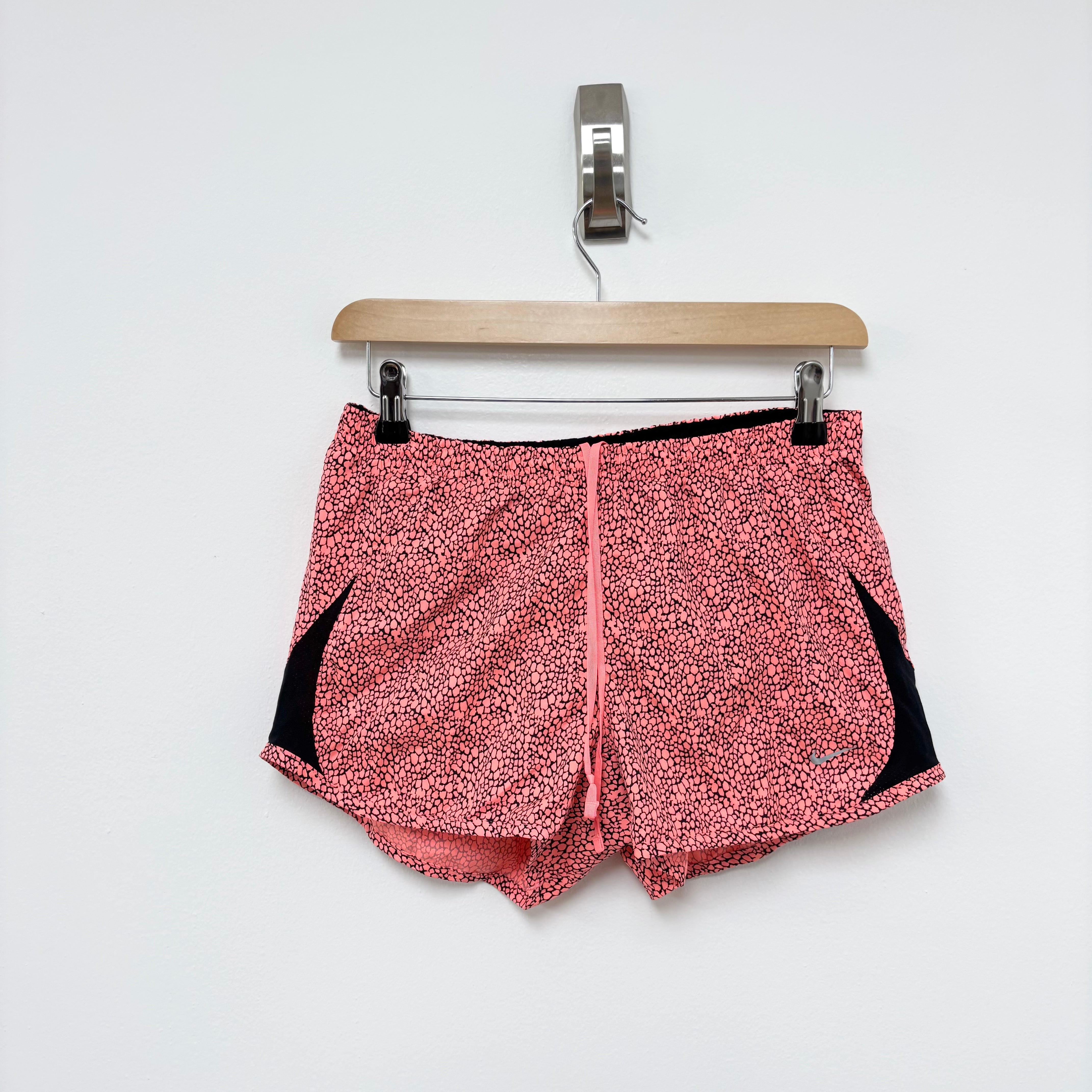 Nike Shorts Womens Small Pink Running Sports Gym Athletic (E)