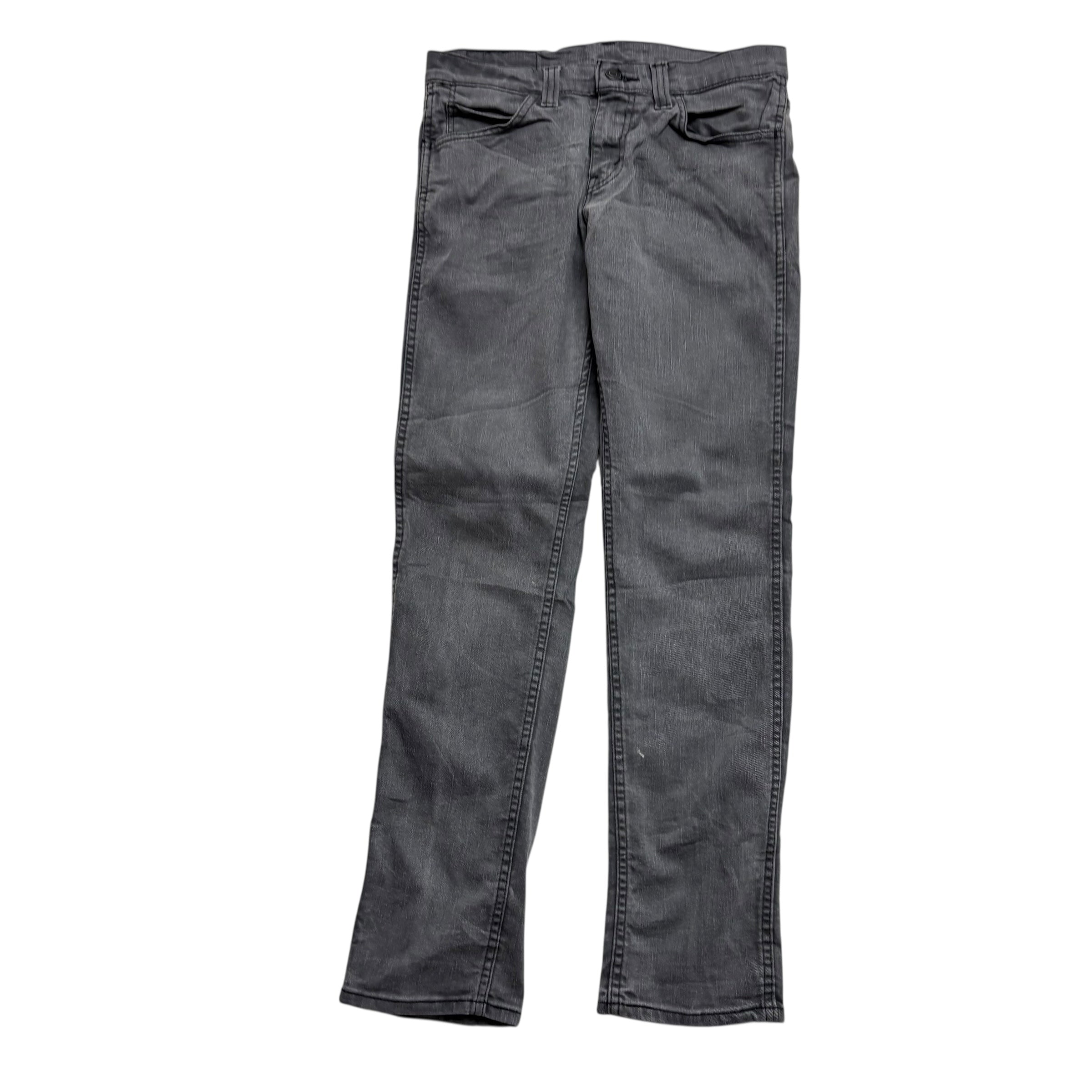 Levis 511 Jeans W30 L31 Mens Grey Slim Fit Stretch Denim (F)