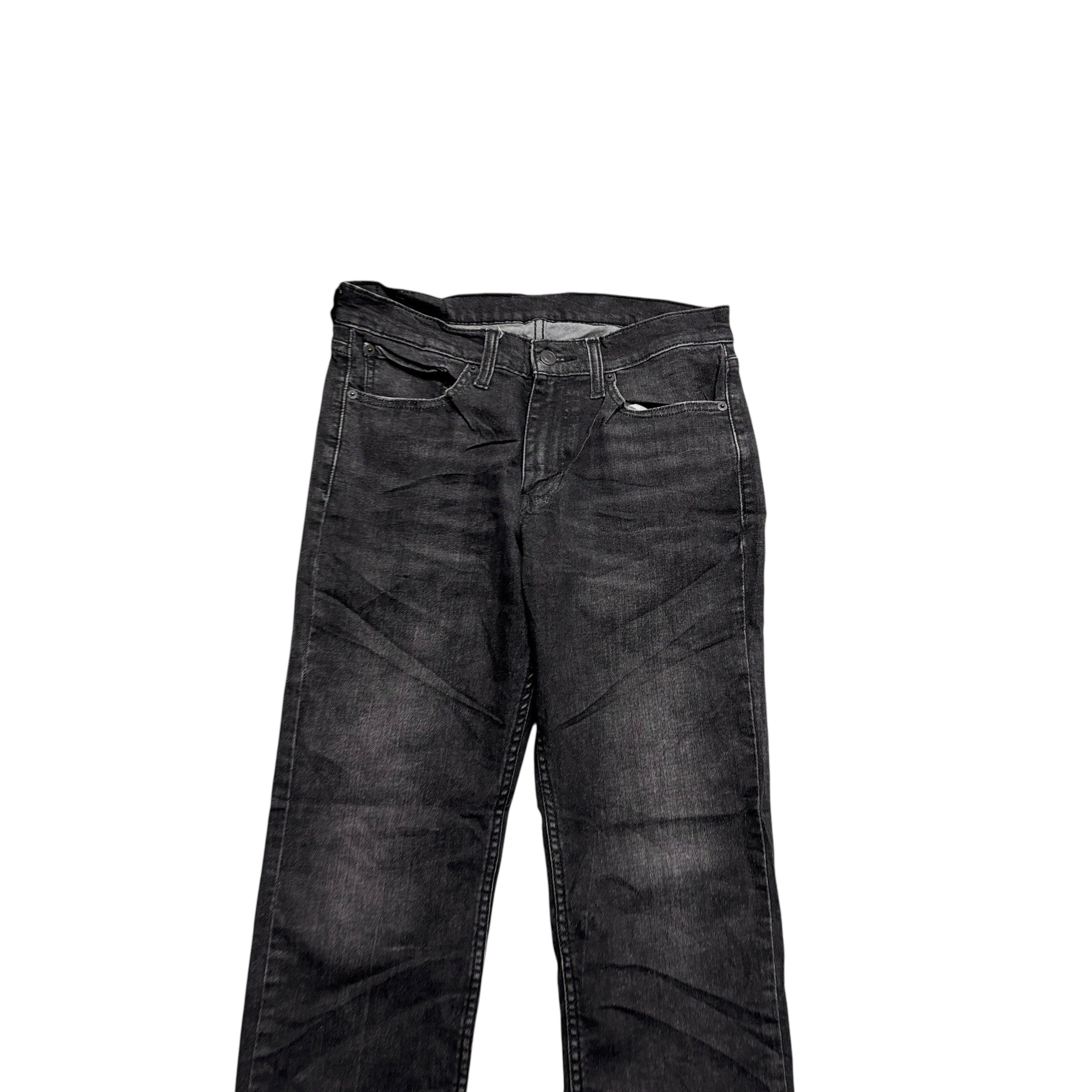 Levis 511 Jeans W31 L30 Mens Black Slim Fit Stretch Denim (E)