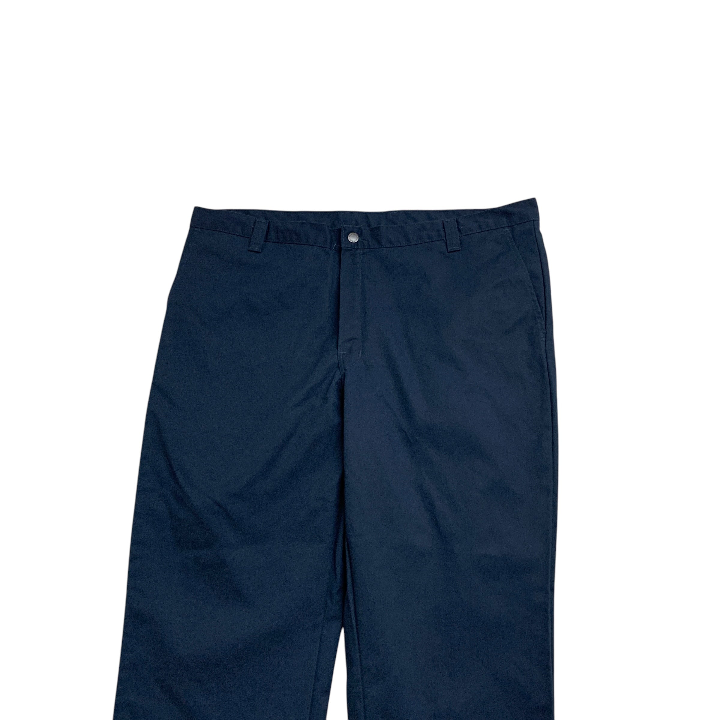 Dickies Trousers W42 L30 Mens Navy Blue Pants Relaxed Straight Fit Workwear