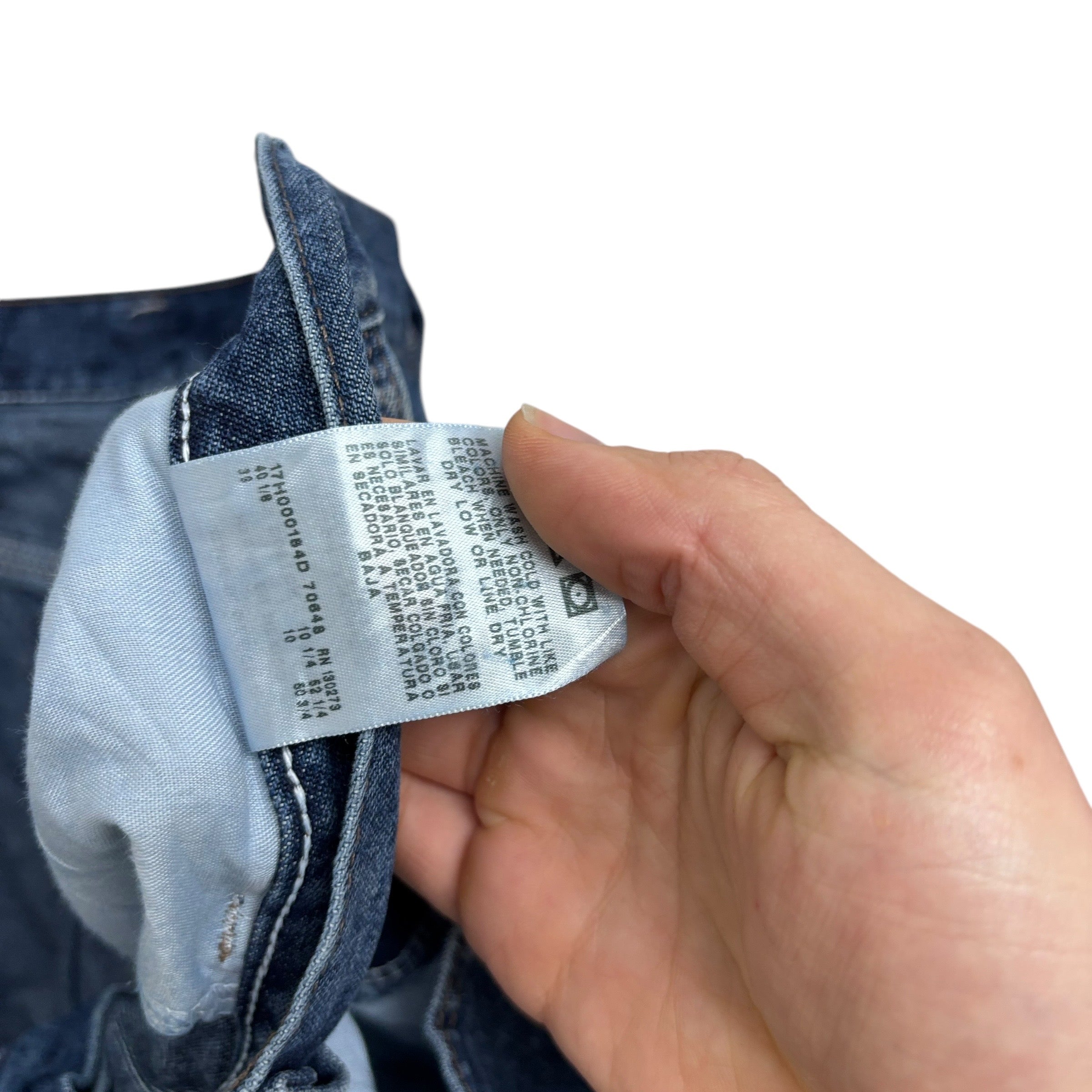 Wrangler Baggy Jorts W38 Mens Dark Blue Denim Shorts Relaxed Fit Carpenter