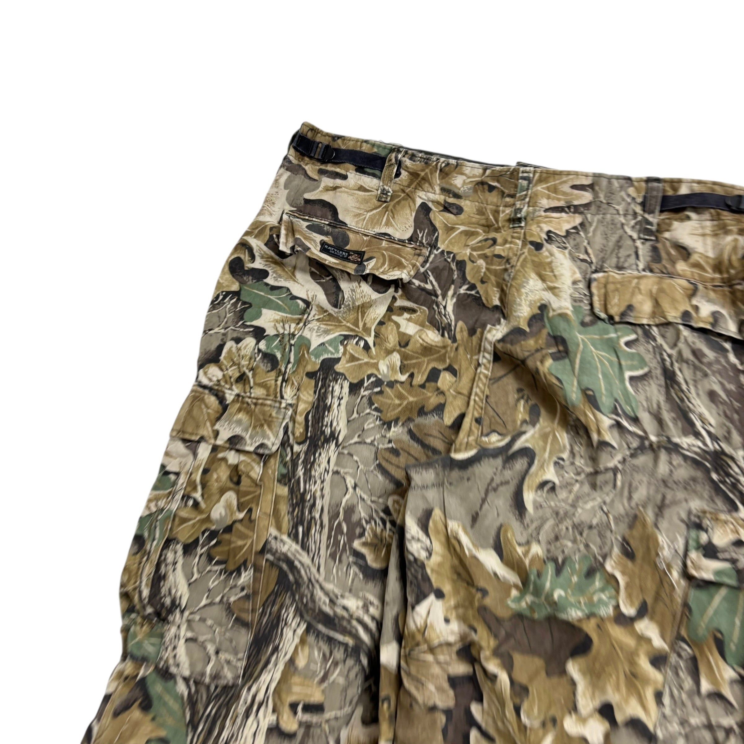 Vintage Realtree Trousers W40 L32 Mens Cargo Camo Baggy Relaxed Fit Pants (E)
