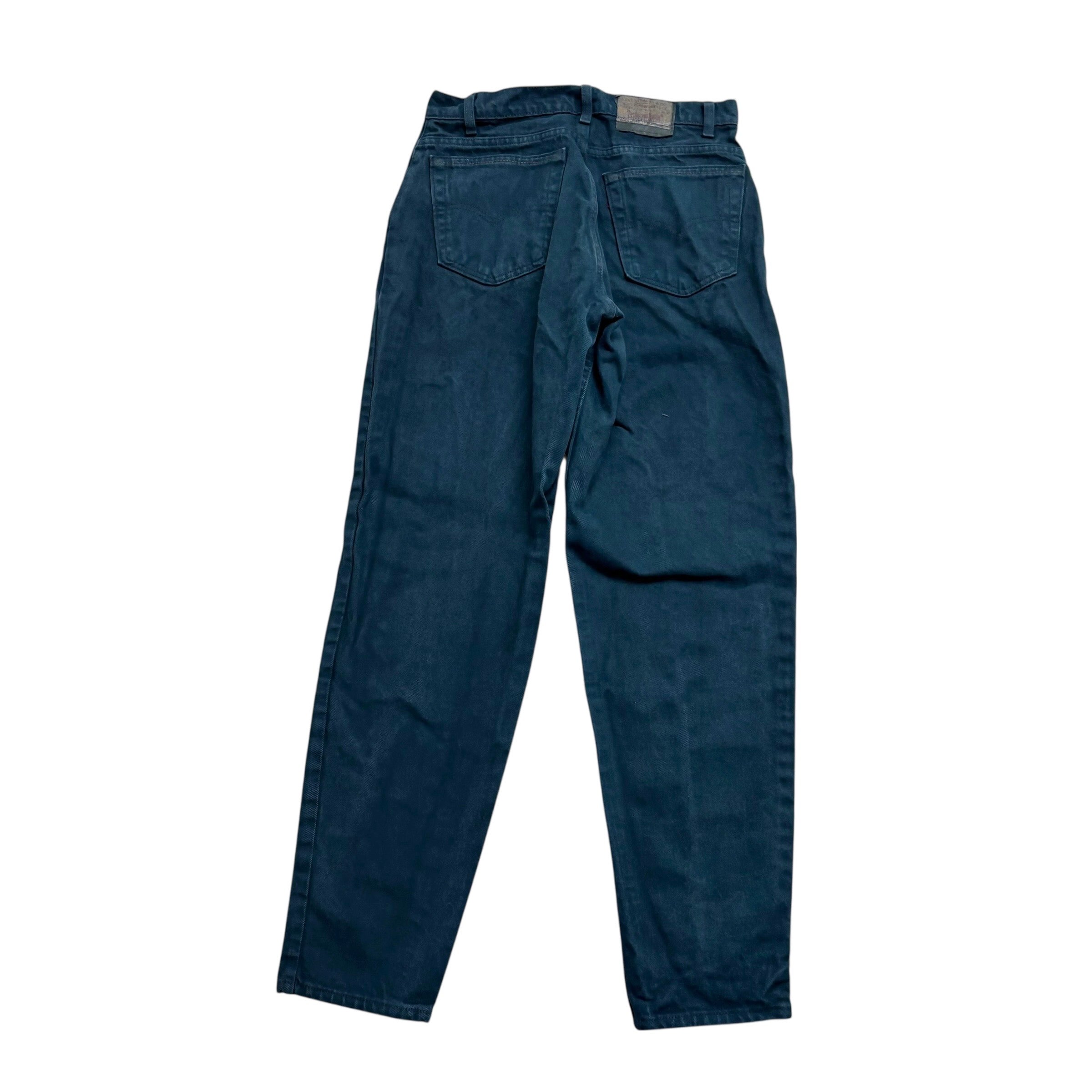 Levis 560 Jeans W32 L32 Mens Green Relaxed Tapered USA Made Vintage