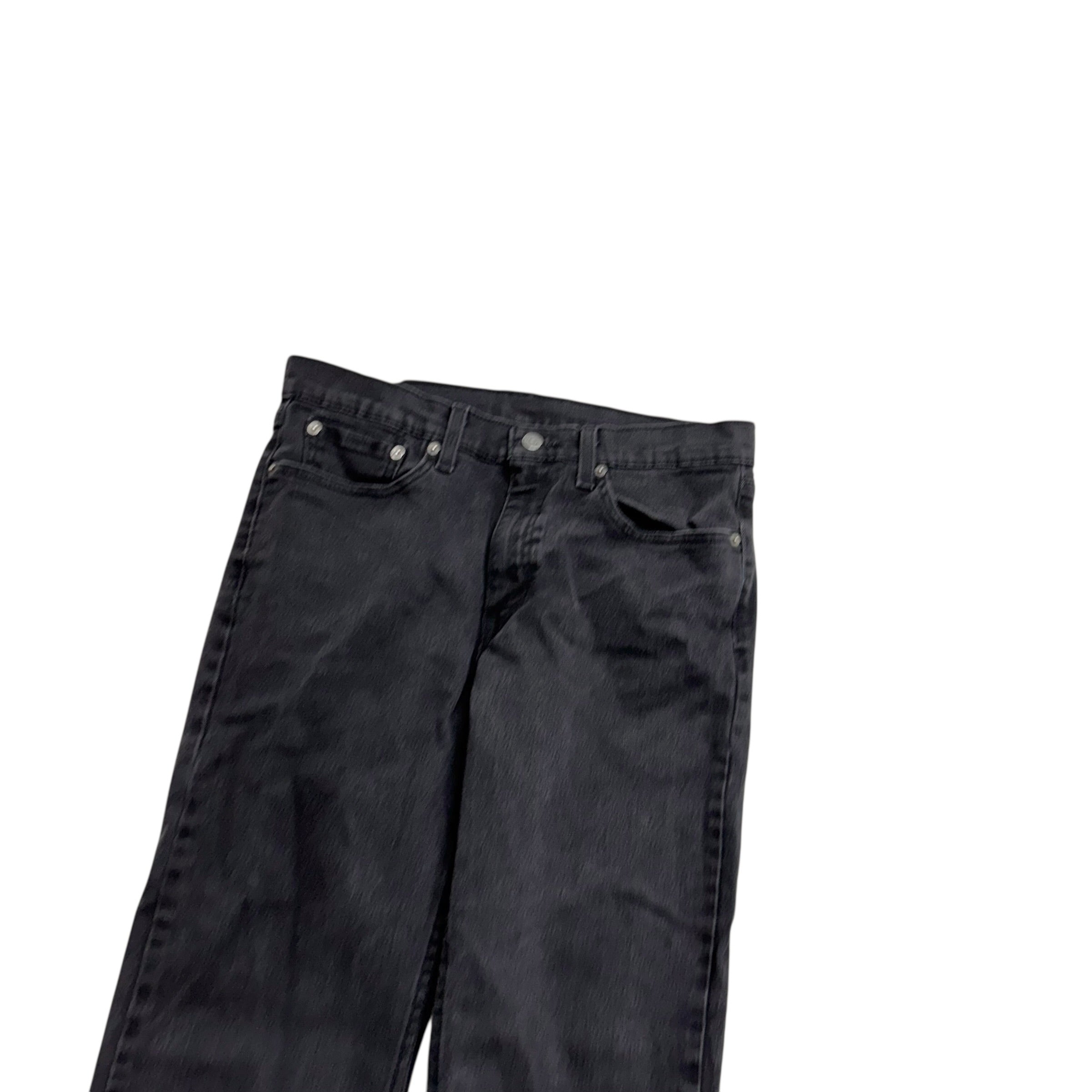 Levis 514 Jeans W32 L33 Mens Black Regular Straight Fit Stretch Denim (F)