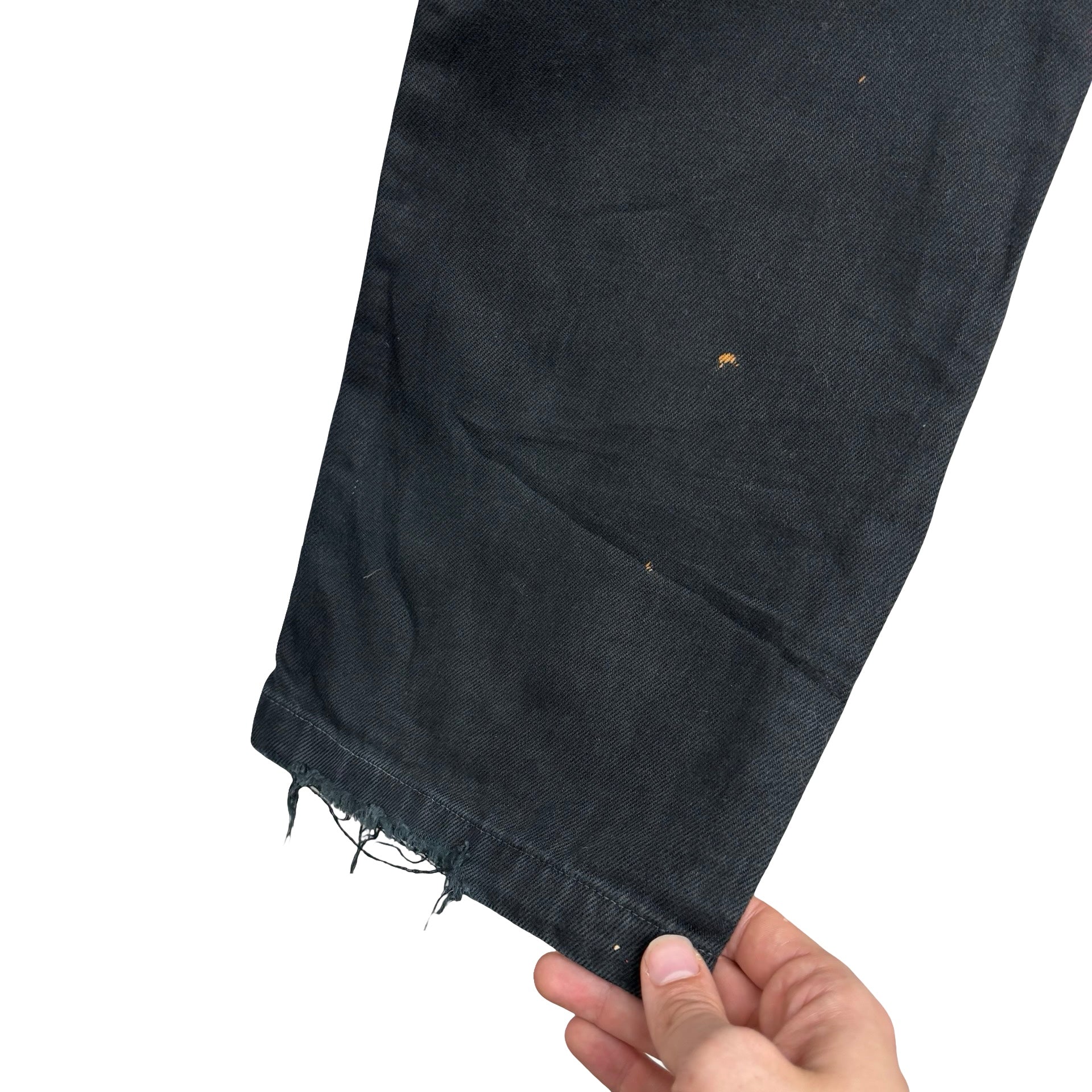 Levis 752 Jeans W31 L32 Mens Black Regular Straight Vintage Denim