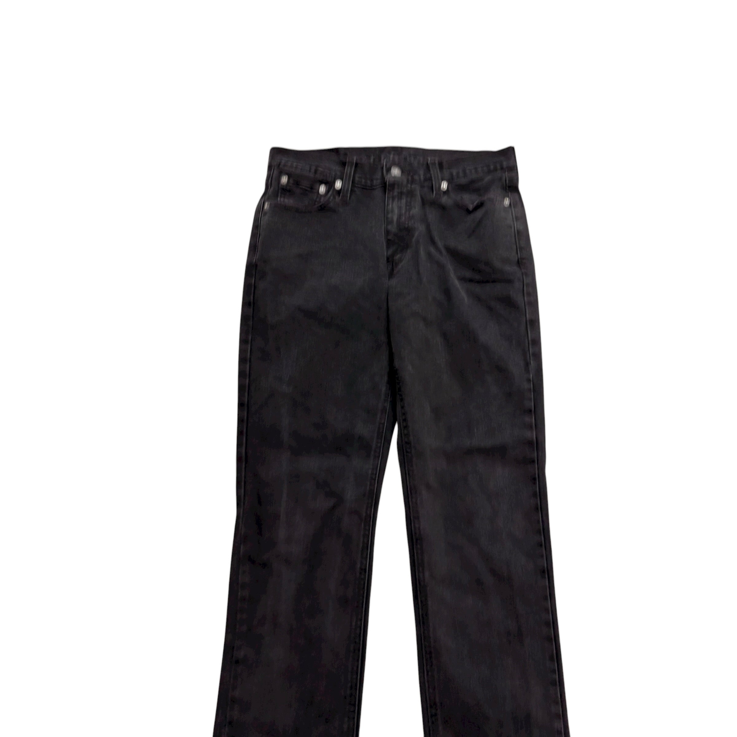 Levis 541 Jeans W30 L29 Mens Black Athletic Tapered Fit Stretch Denim (E)