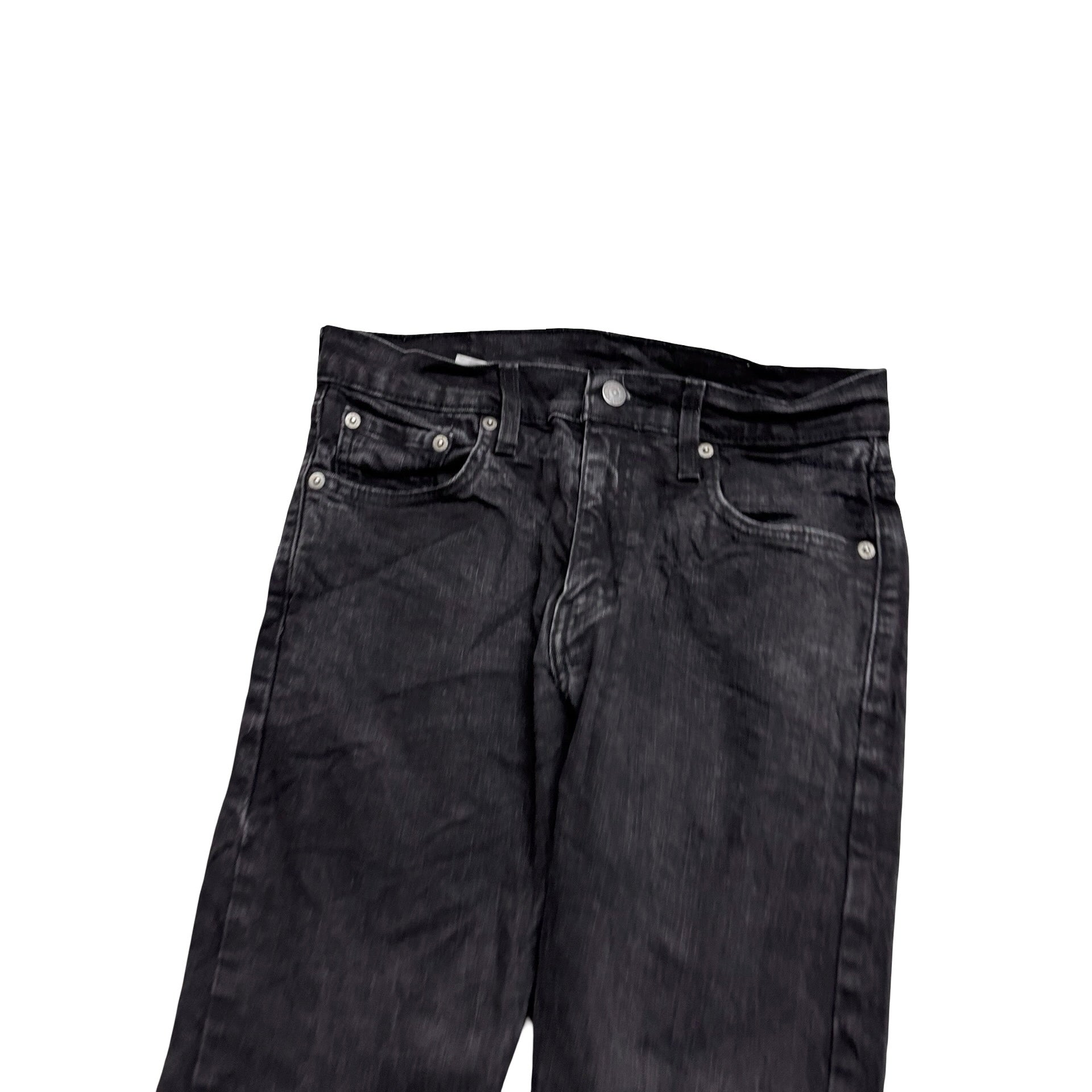 Levis 512 Jeans W30 L29 Mens Black Slim Tapered Fit Stretch Denim (E)