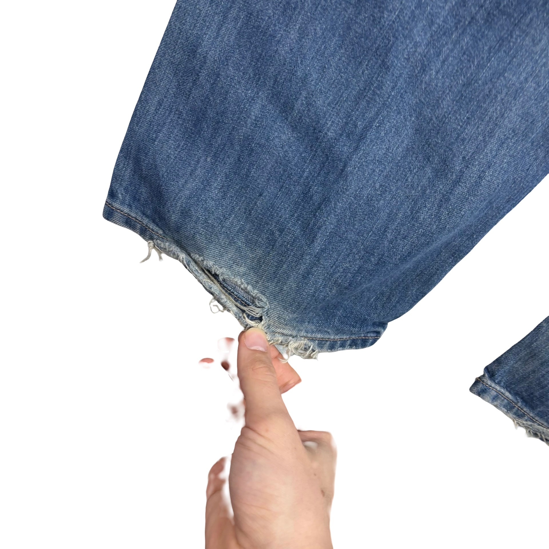 Diesel Zatiny Jeans W34 L30 Mens Mid Blue Regular Bootcut Fit Denim (F)