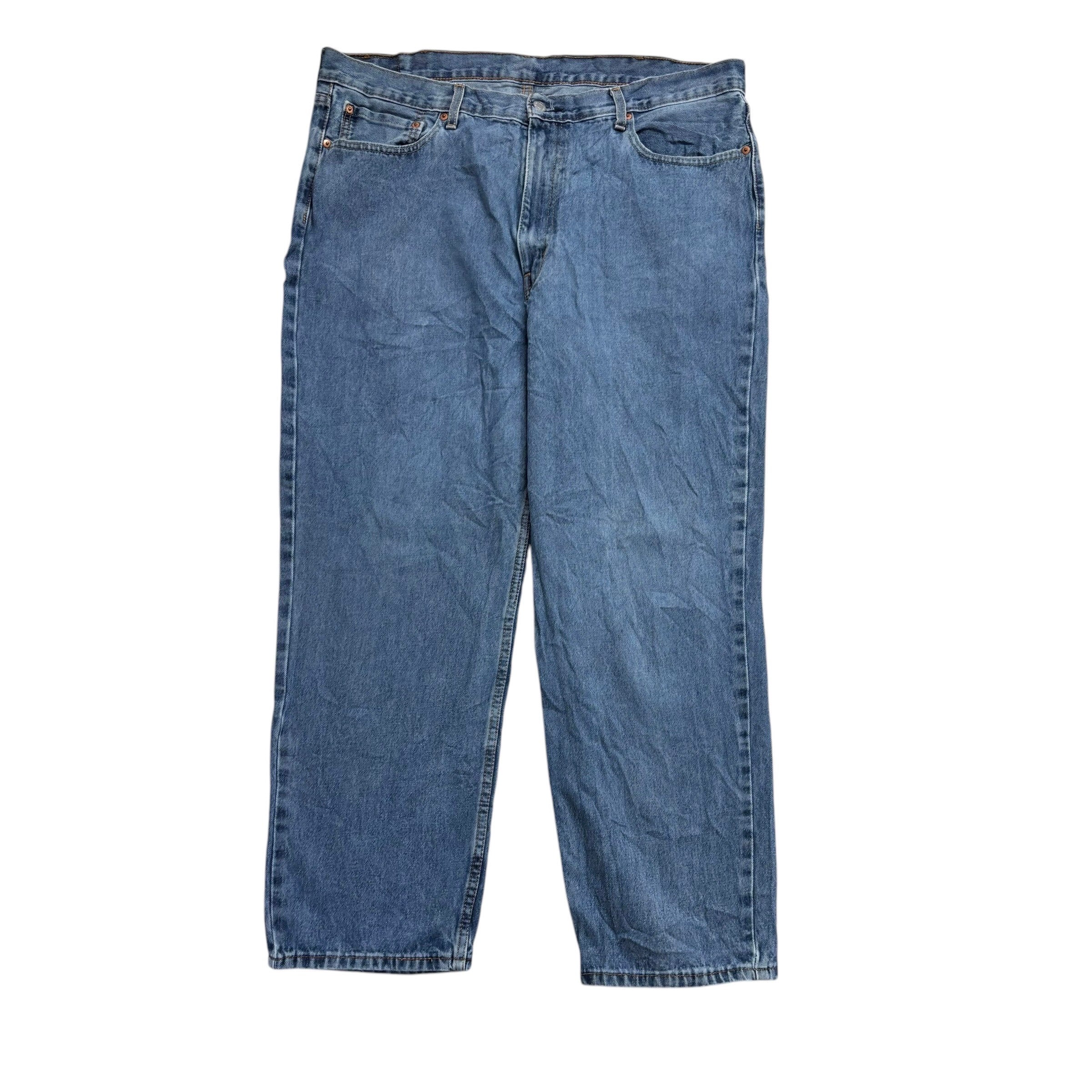 Levis 550 Jeans W40 L30 Mens Light Blue Baggy Relaxed Straight Fit Denim (E)