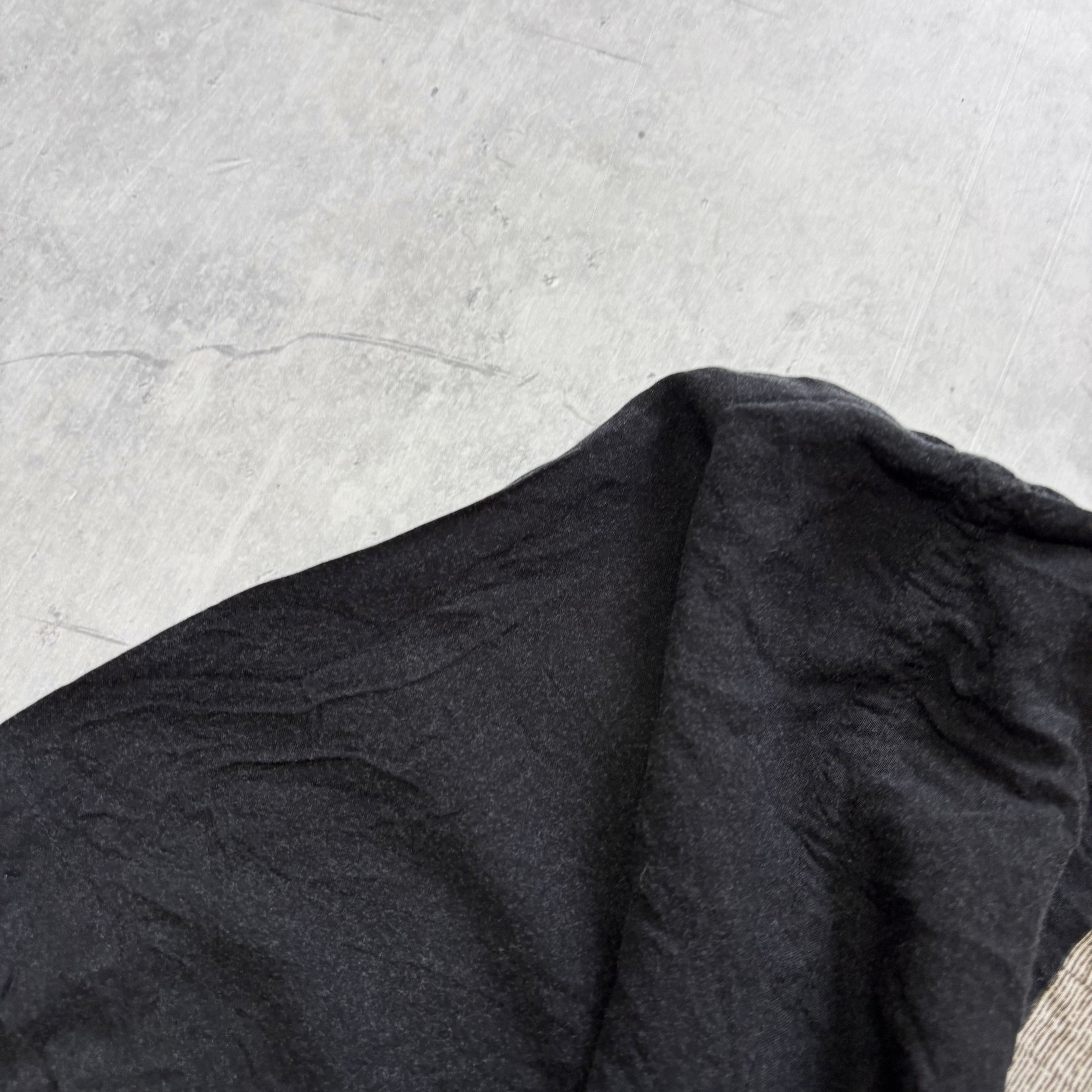 Vintage Hawaiian Shirt Mens XXL Black Floral Aloha Rayon Short Sleeve