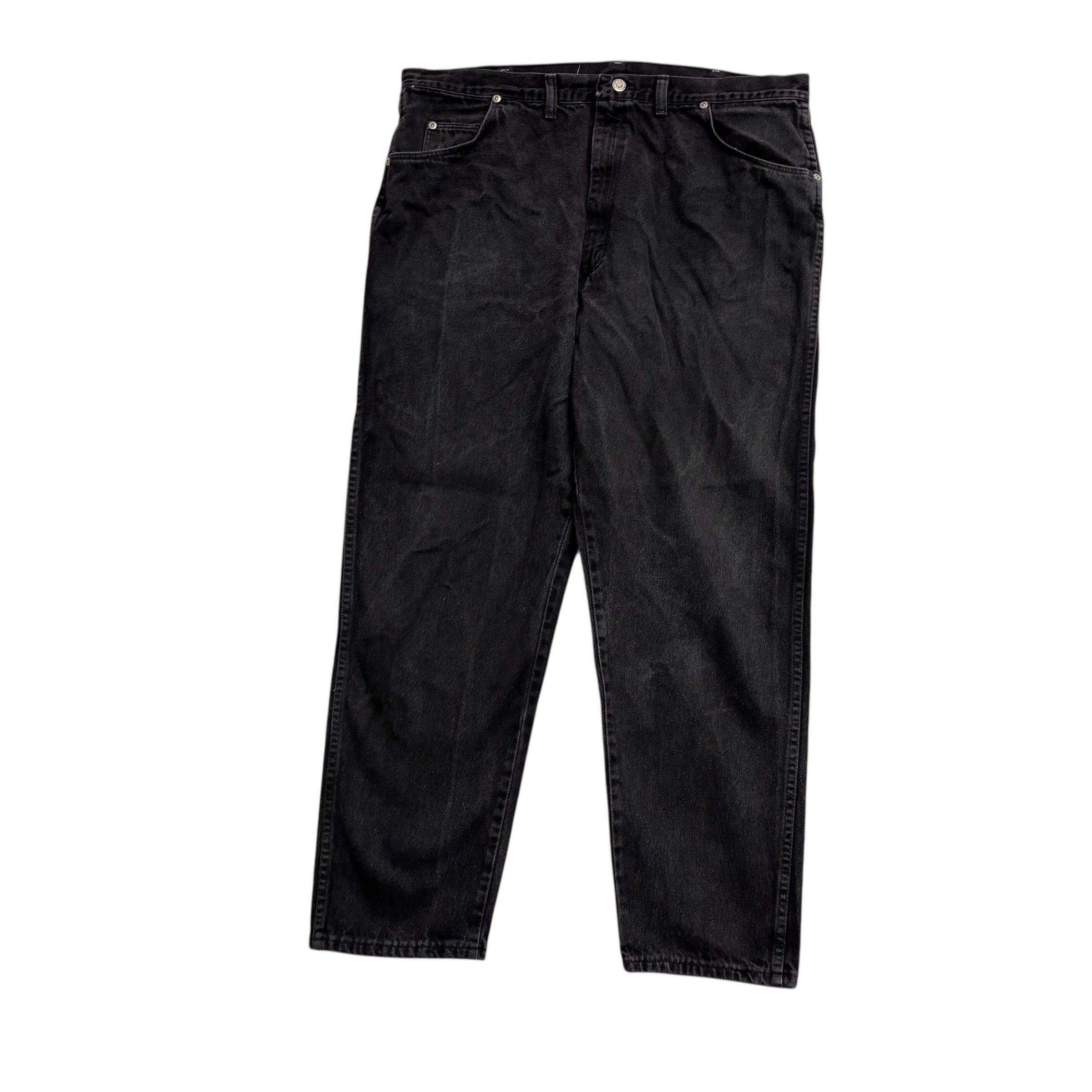 Wrangler Jeans W40 L30 Mens Black Relaxed Taper USA Made Vintage (E)