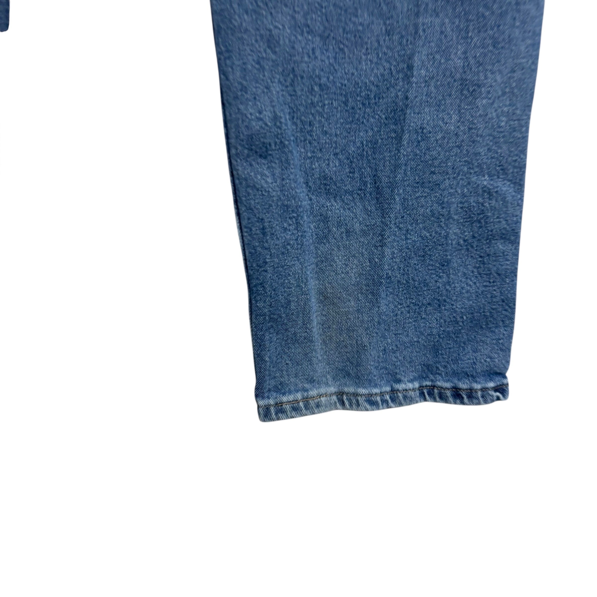 Wrangler Jeans W42 L32 Mens Mid Blue Regular Straight Fit Stretch Denim (F)