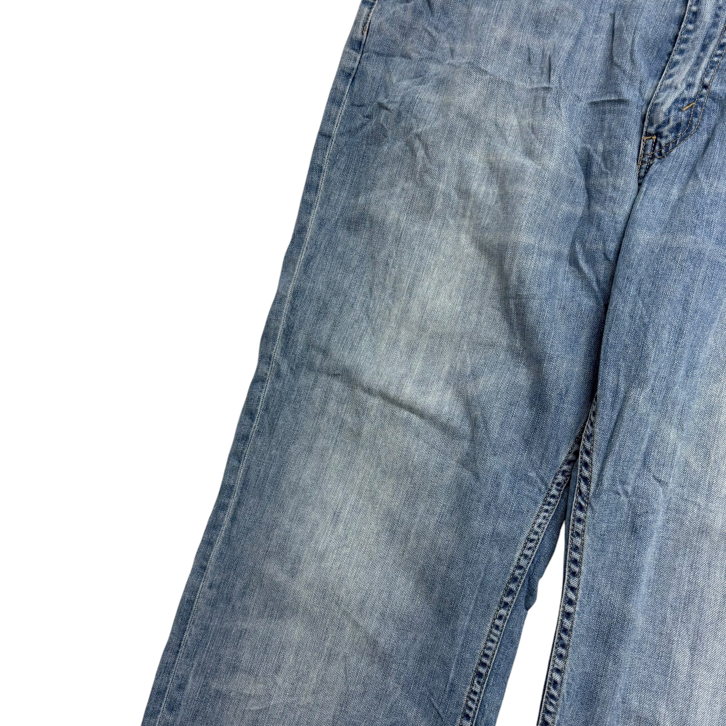 Levis 559 Jeans W40 L29 Mens Light Blue Baggy Relaxed Straight Fit Denim (E)
