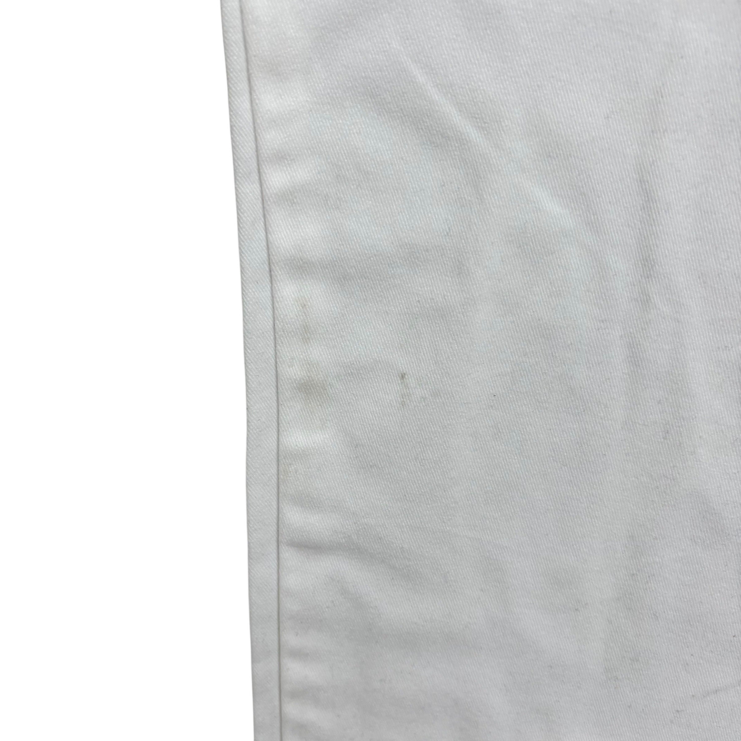 Wrangler Carpenter Pants W44 L30 Mens White Relaxed Straight Fit Trousers