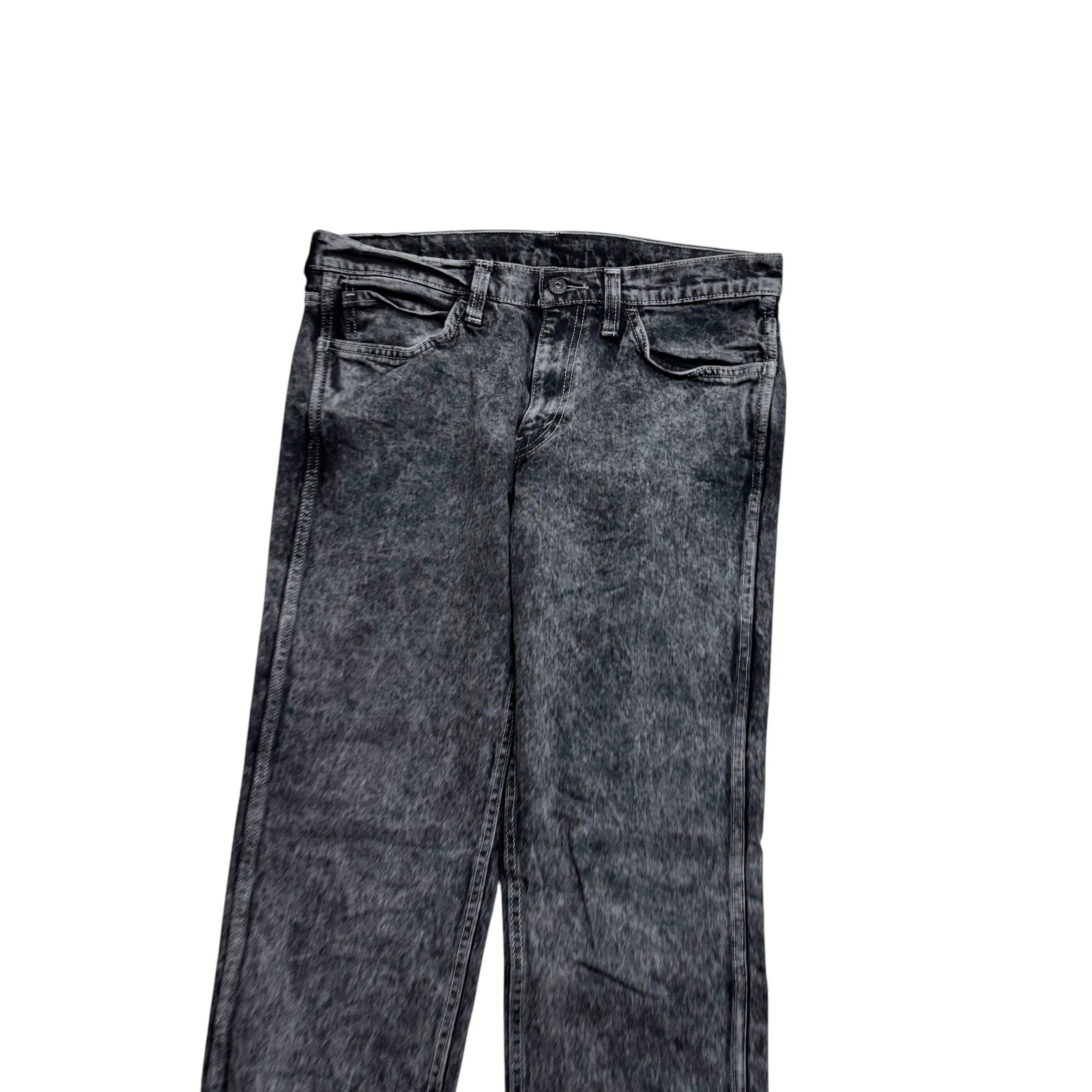 Levis 541 Jeans W32 L34 Mens Grey Athletic Tapered Fit Stretch Denim (E)