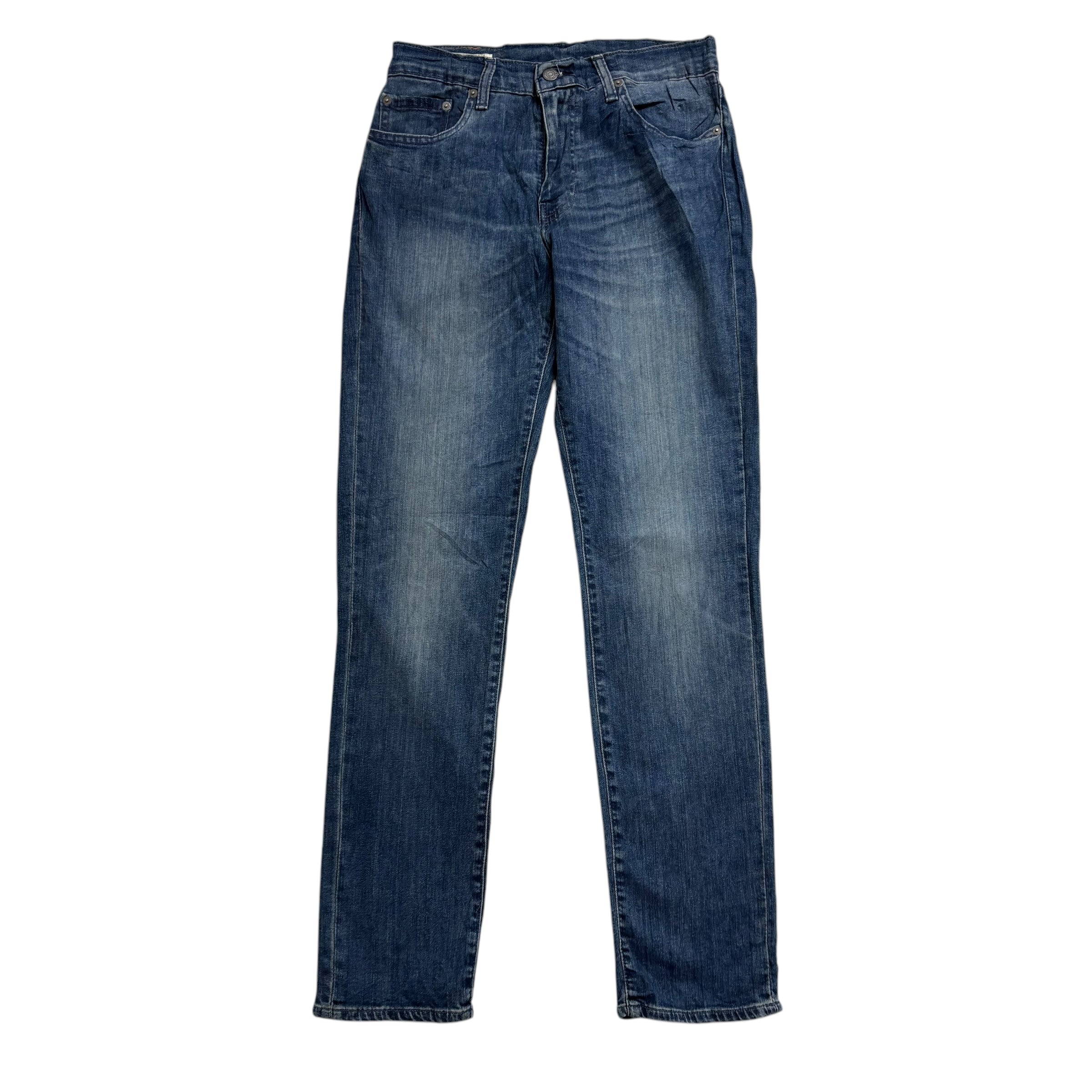 Levis 511 Jeans W30 L32 Mens Mid Blue Slim Fit Stretch Premium Denim (E)