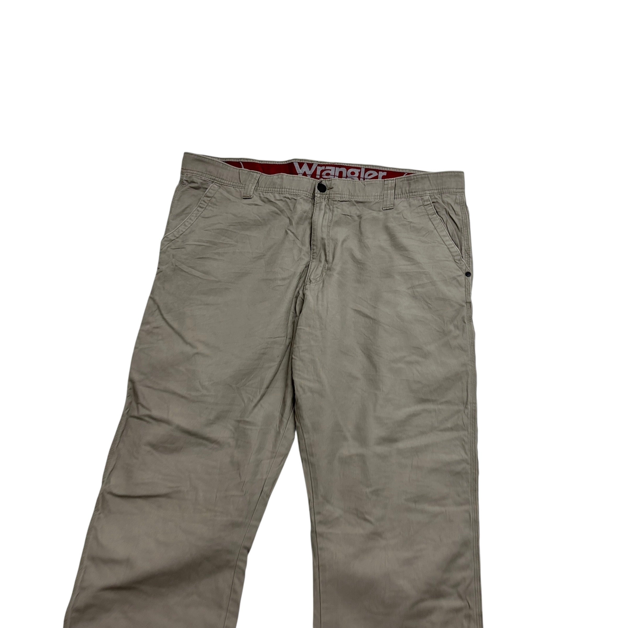 Wrangler Walking Trousers W40 L30 Mens Grey Regular Fit Stretch Pants (E)