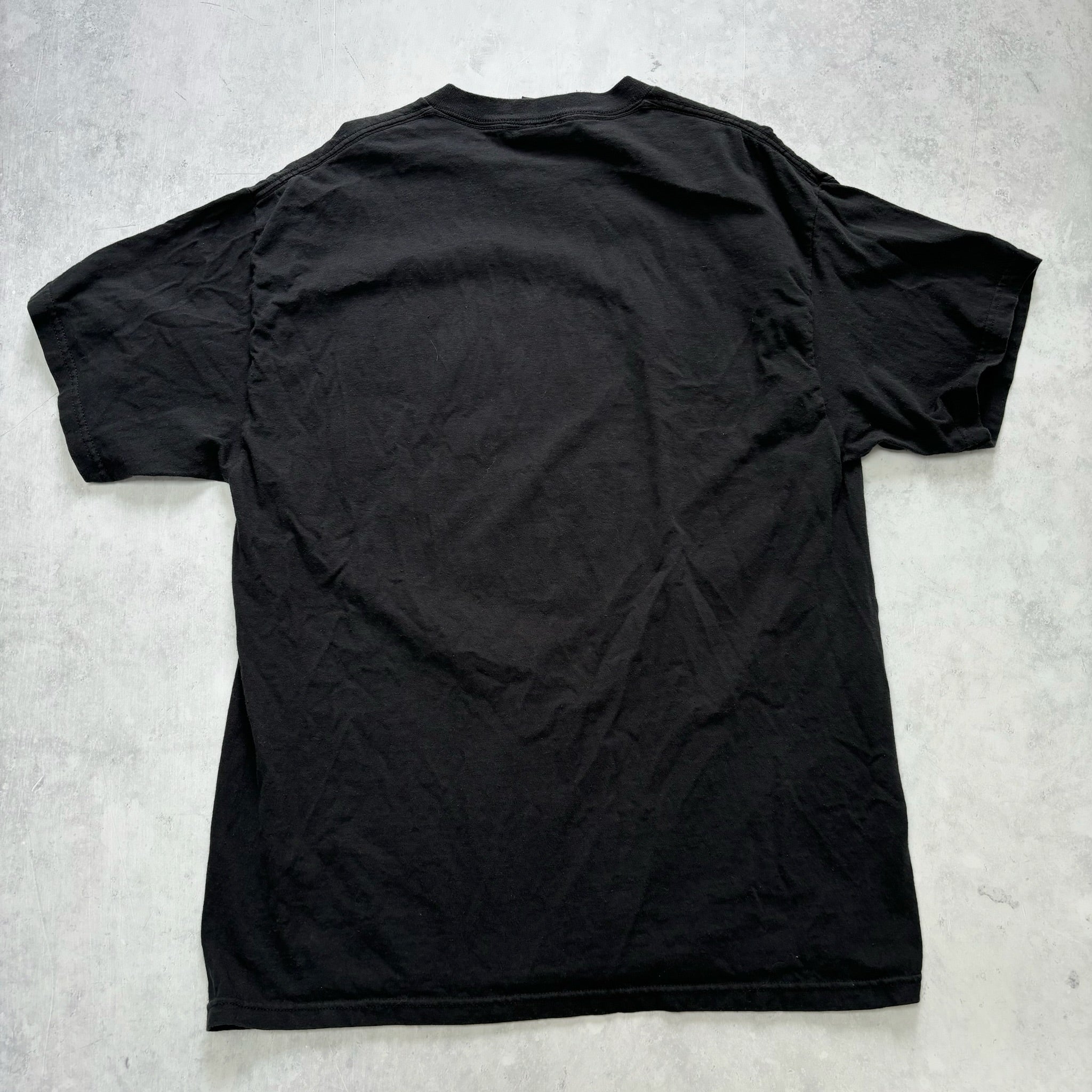 Vintage T Shirt Mens Large Black Baseball 00s