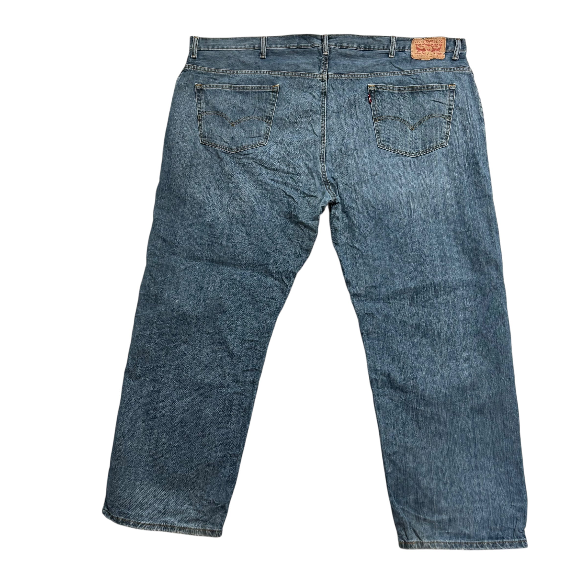 Levis 559 Jeans W52 L32 Mens Blue Baggy Relaxed Straight Fit Denim