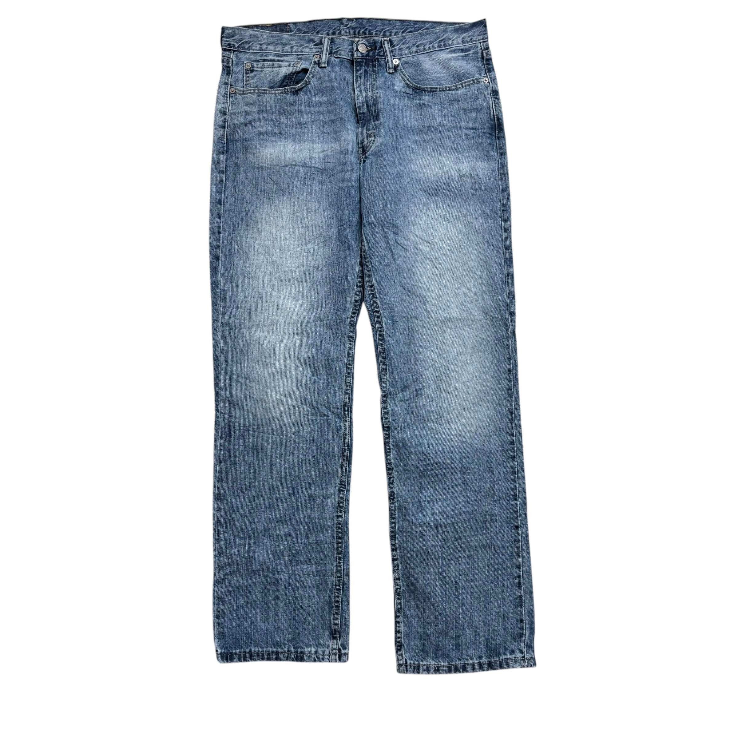 Levis 514 Jeans W36 L32 Mens Mid Blue Regular Straight Fit Denim