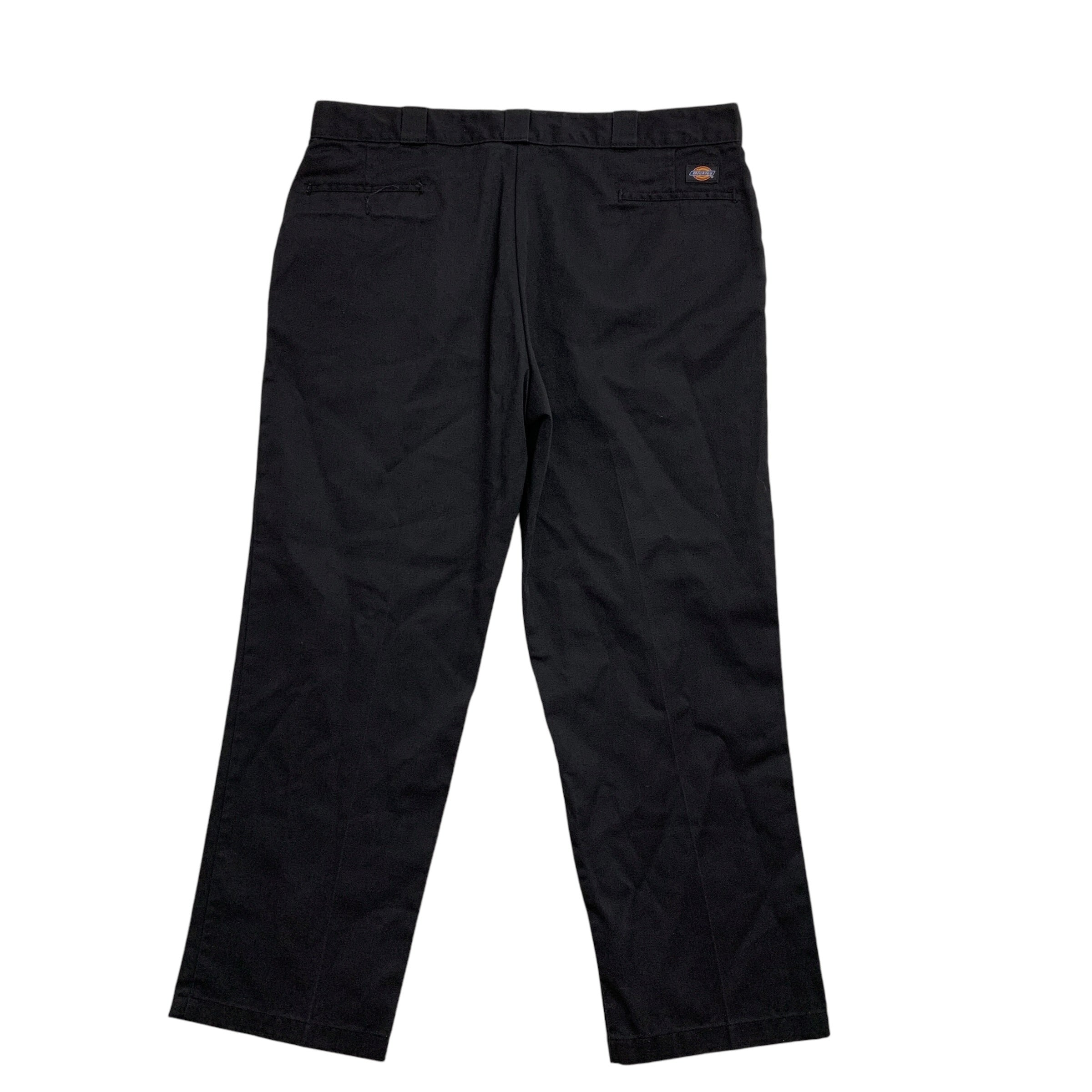 Dickies Trousers W40 L30 Mens Black Pants Relaxed Straight Fit Workwear