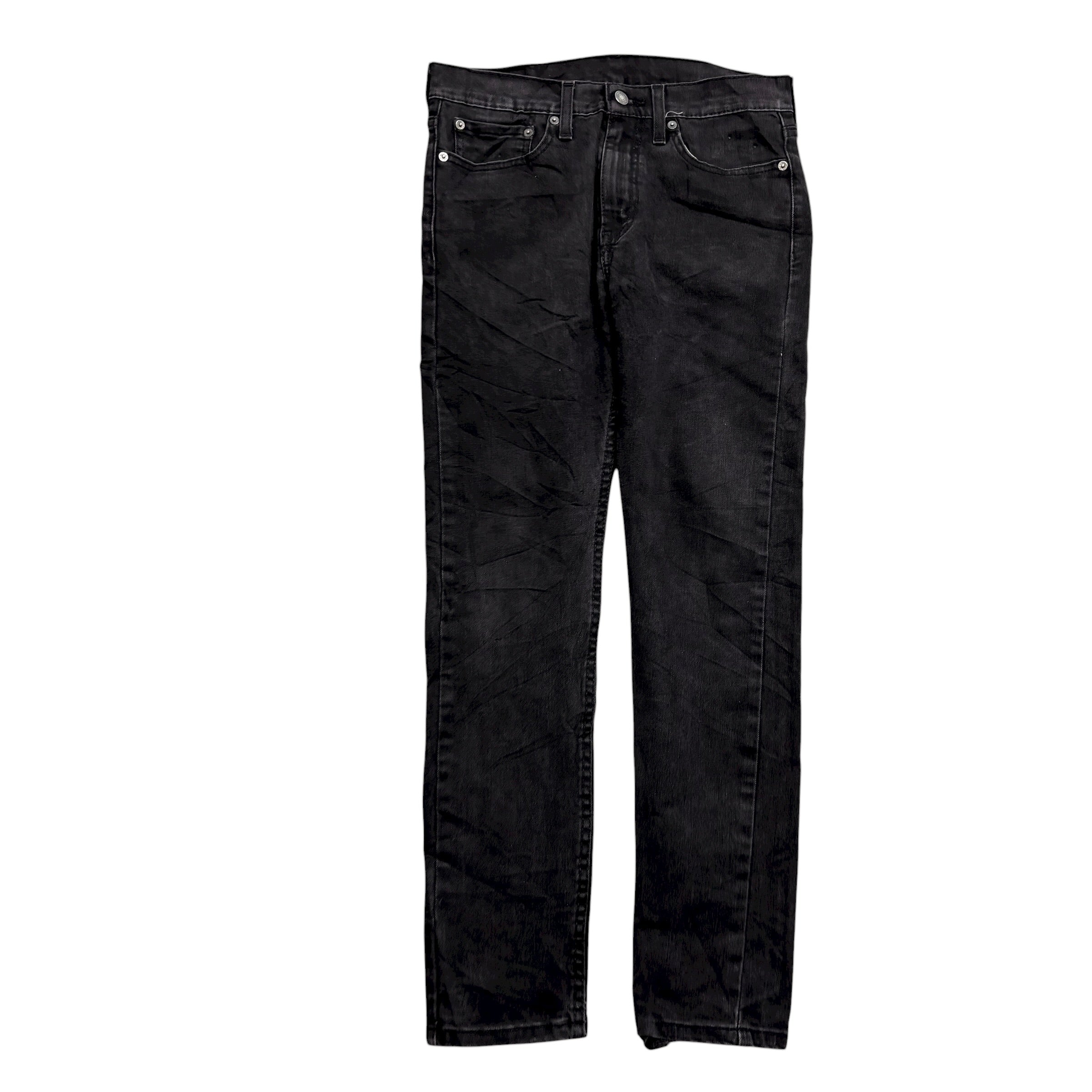 Levis 510 Jeans W30 L29 Mens Black Skinny Fit Stretch Denim