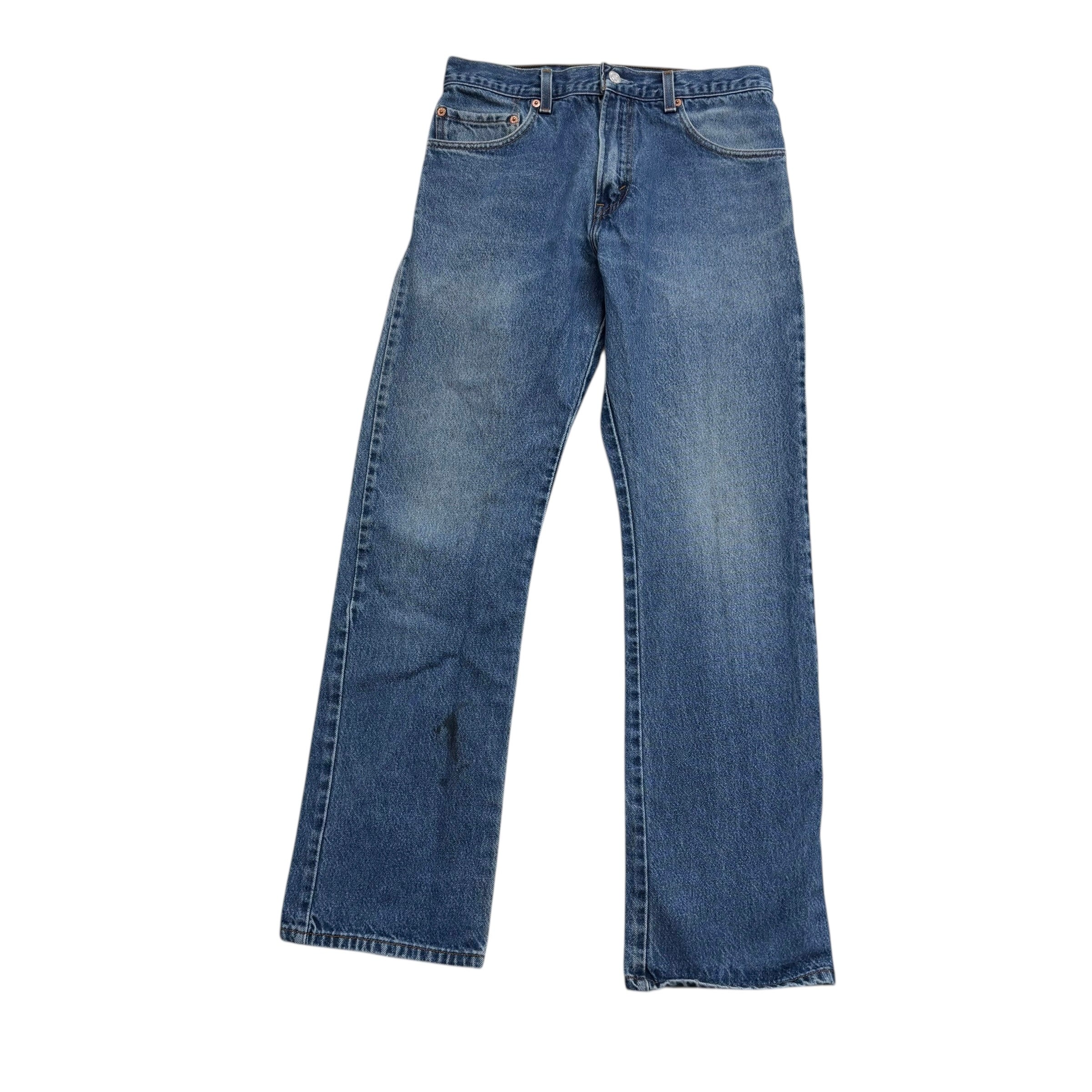 Levis 517 Jeans W30 L31 Mens Mid Blue Regular Bootcut Fit Vintage Denim (F)