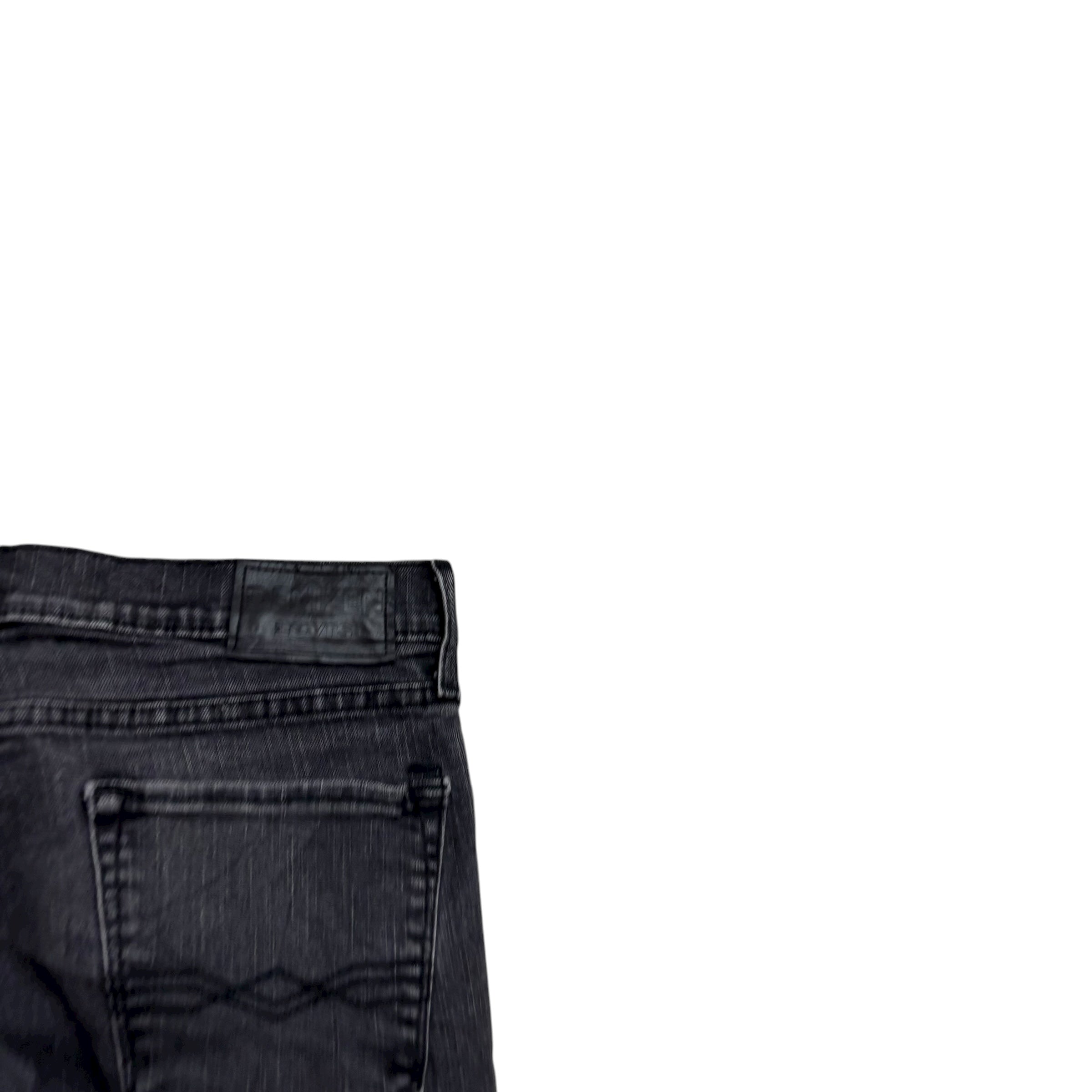 Levis Denizen Jeans W34 L31 Mens Black Skinny Fit Stretch Denim