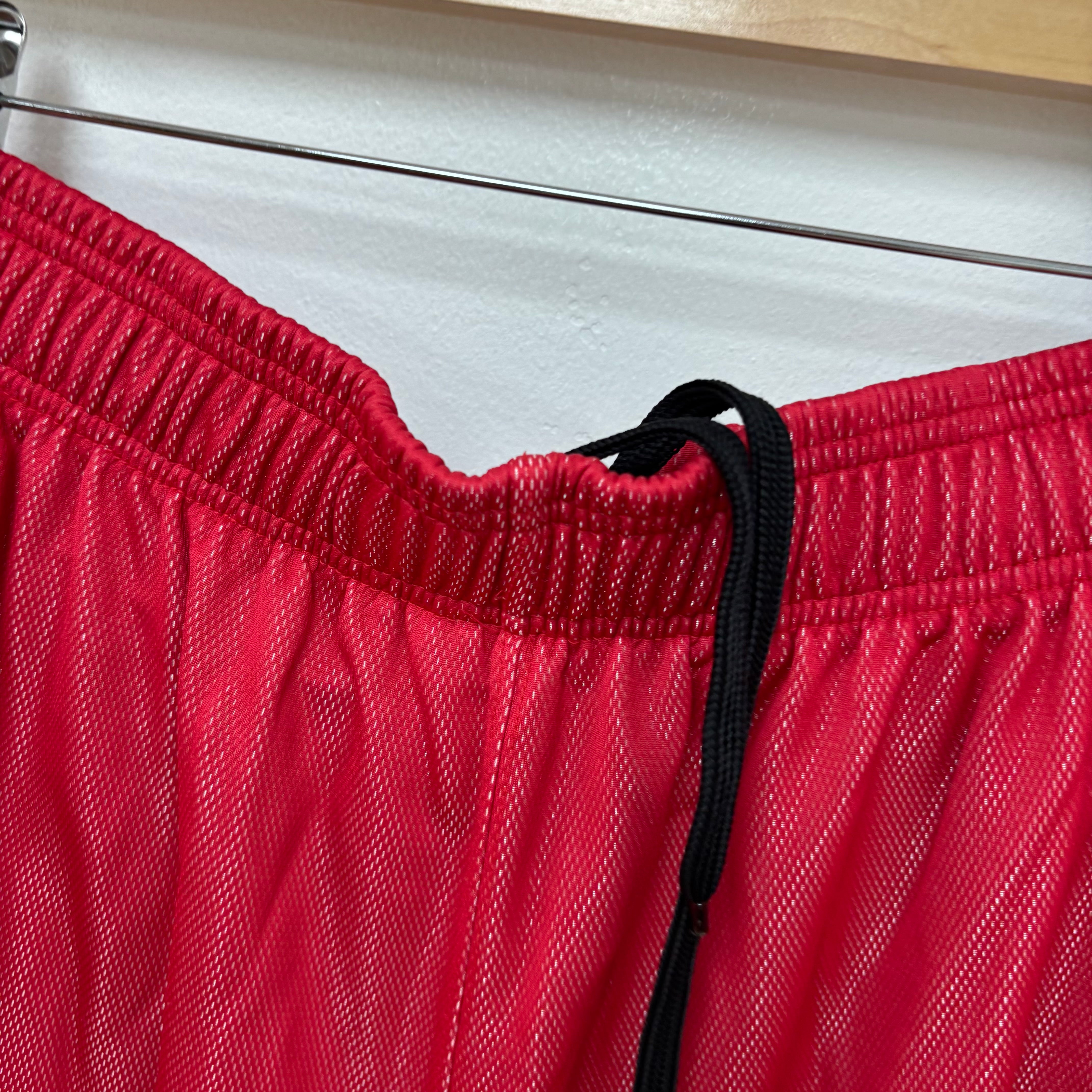 Adidas Shorts Mens XL Red Sports Basketball Gym Athletic NBA Vintage (E)