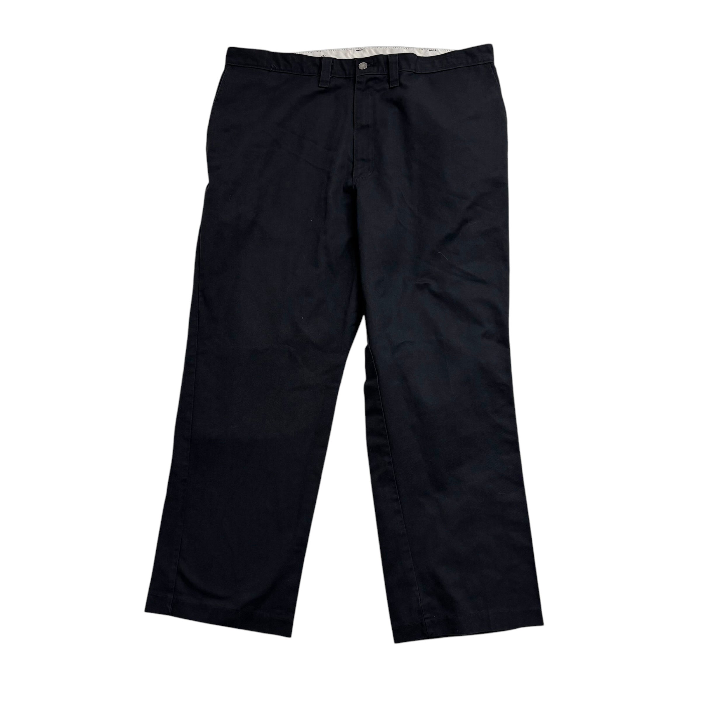 Dickies Trousers W42 L32 Mens Black Pants Relaxed Straight Fit Workwear