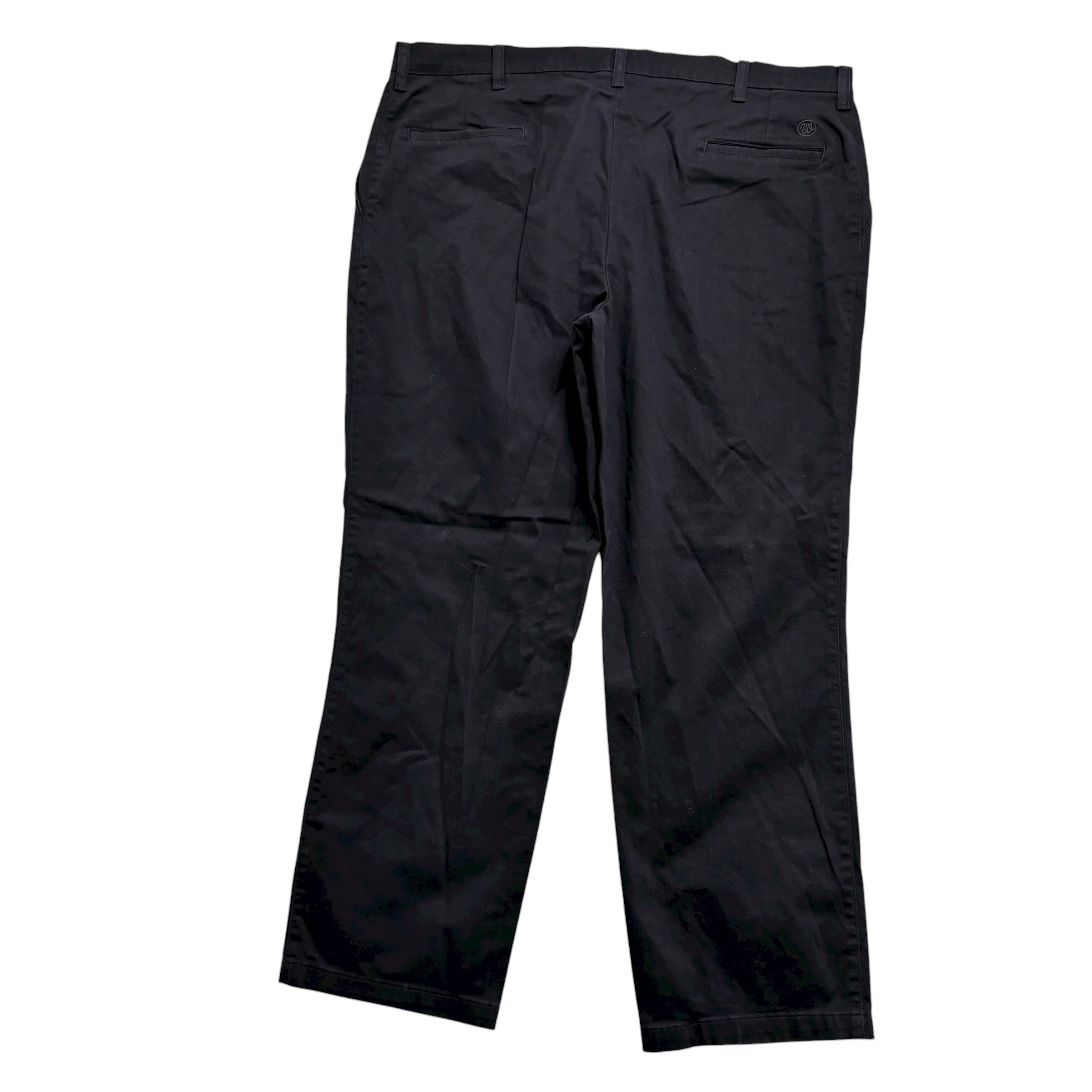 Wrangler Trousers W40 L30 Mens Black Relaxed Straight Fit Stretch (E)
