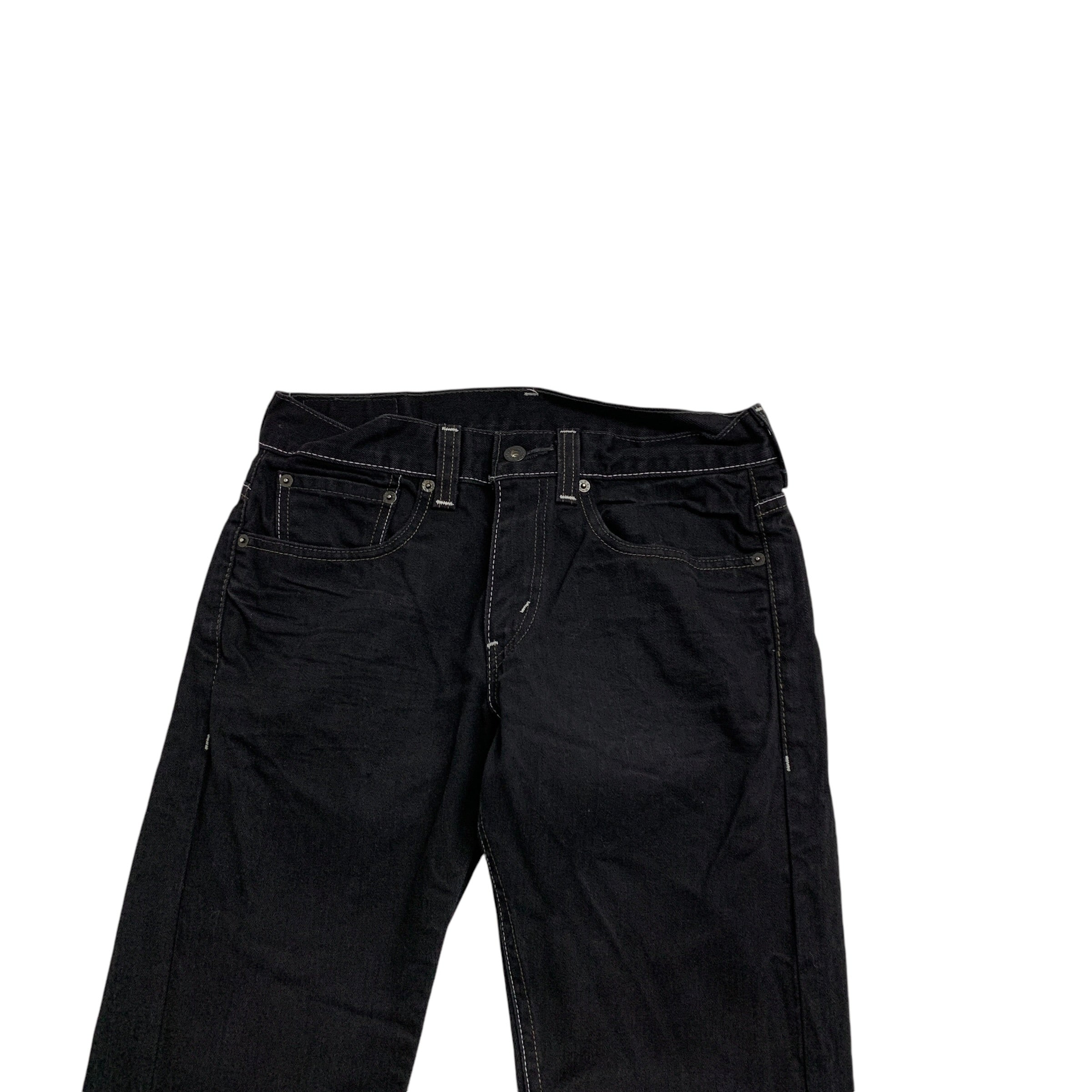 Levis 511 Jeans W30 L30 Mens Black Slim Fit Vintage Denim