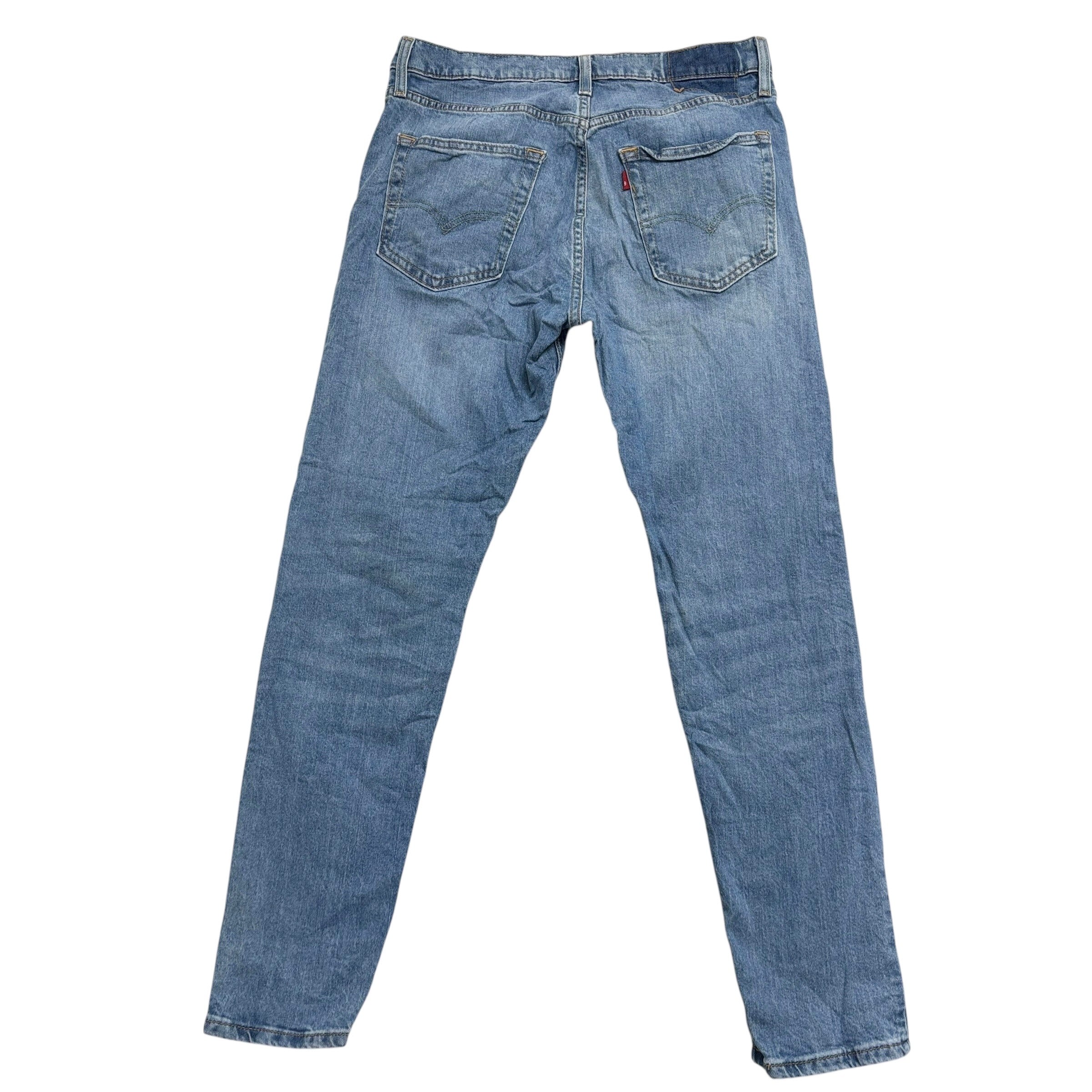 Levis 502 Jeans W34 L31 Mens Light Blue Regular Tapered Fit Stretch Denim